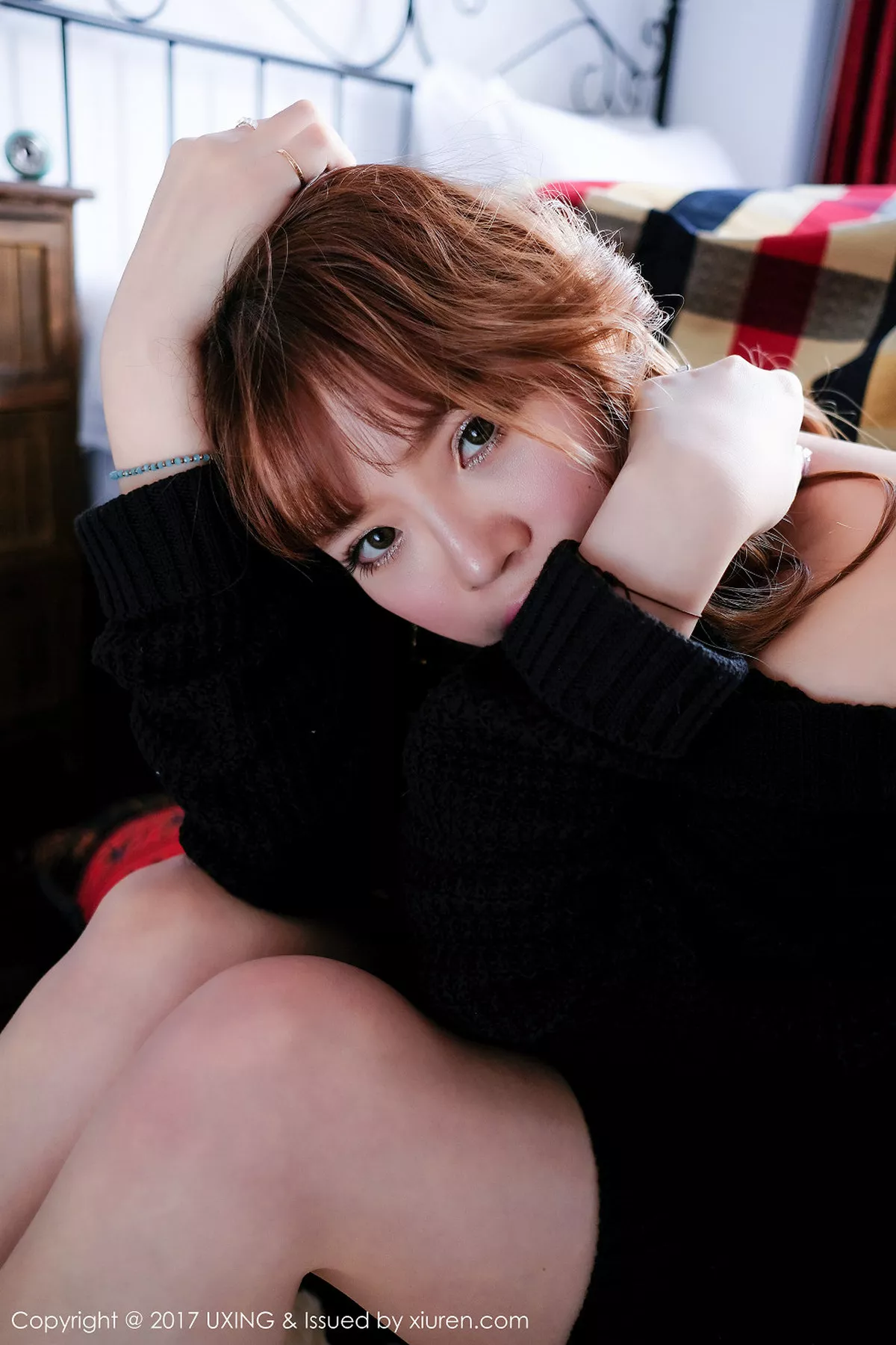 秀人集.com_[UXING优星馆]Vol.045_新人嫩模小恶魔-S居家私房内衣系列秀傲人美胸性感写真45P