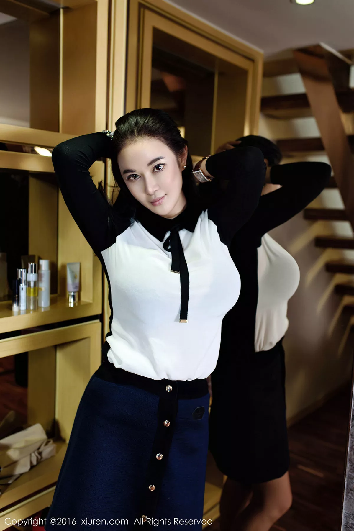 秀人集.com_[XiuRen秀人网]No.544_嫩模香港EVA性感黑色比基尼开档秀白嫩豪乳诱惑写真50P