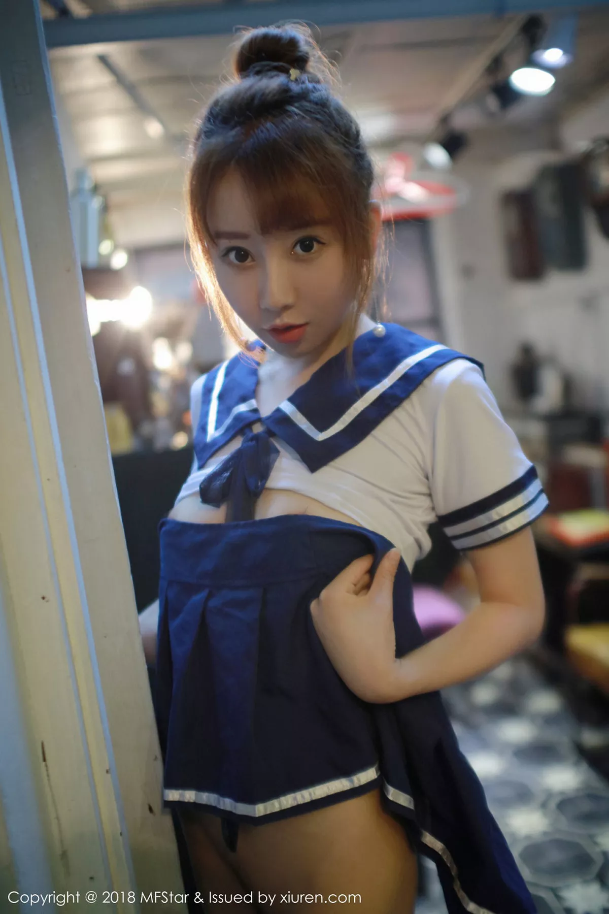 秀人集.com_[MFStar模范学院]Vol.154_嫩模夏笑笑Summer私房学生装半脱真空露豪乳翘臀诱惑写真35P