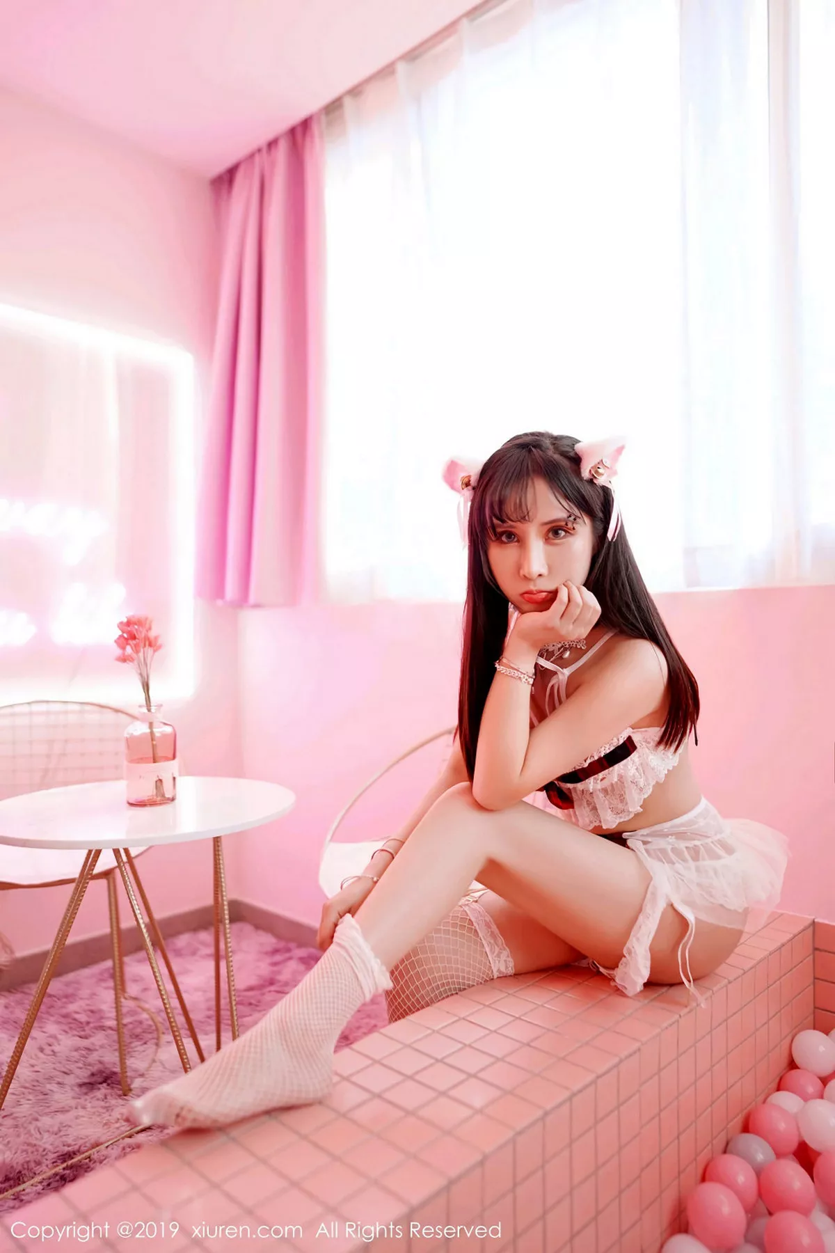 秀人集.com_[XiuRen秀人网]No.1610_嫩模邱淑贝私房性感不知火舞系列+魅惑网袜惹火诱惑写真40P