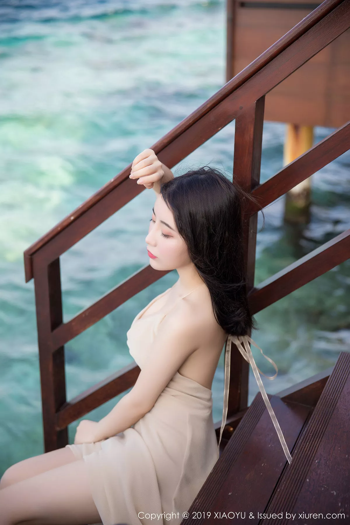 秀人集.com_[XiaoYu画语界]Vol.147_嫩模绯月樱-Cherry马尔代夫旅拍私房蕾丝内衣湿身诱惑写真65P