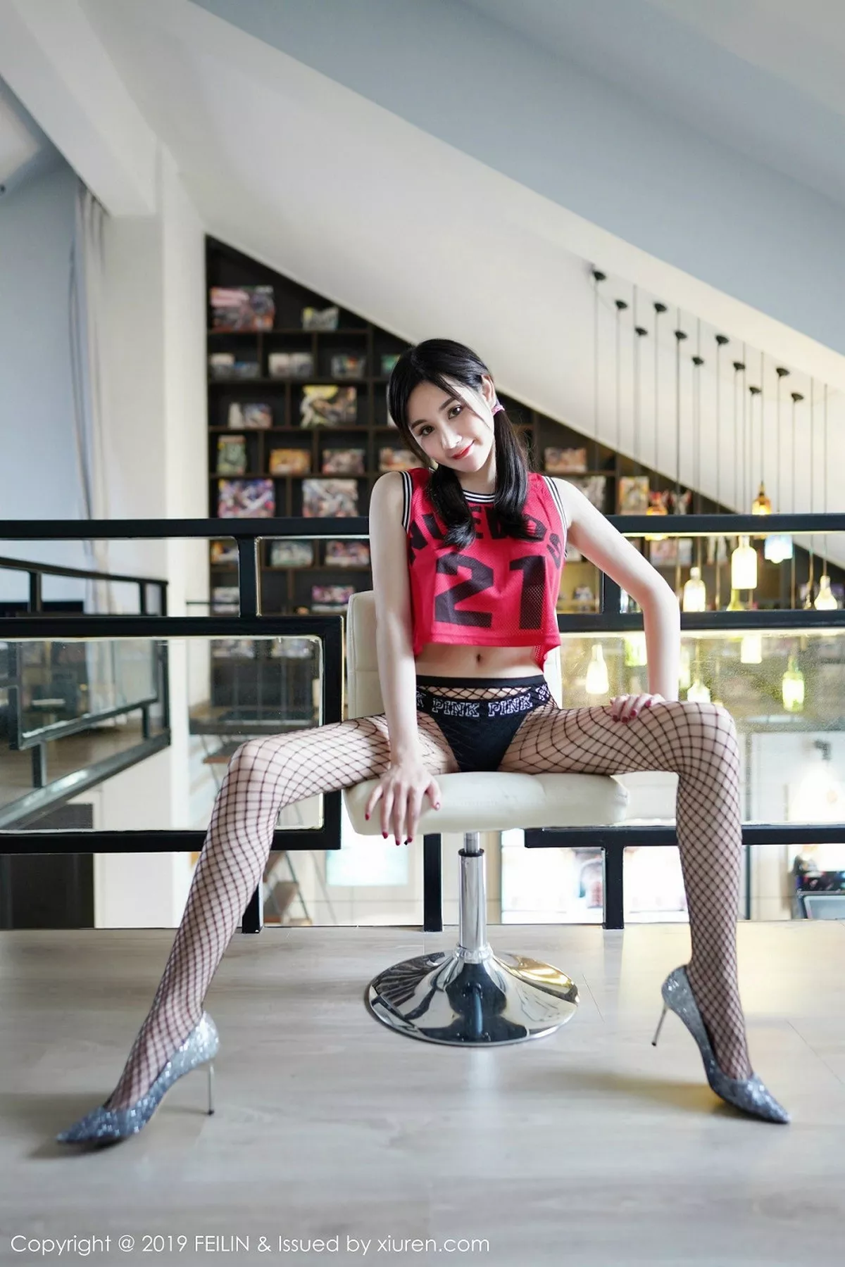 秀人集.com_[FeiLin嗲囡囡]Vol.206_嫩模Celina青妍私房真空秋衣+粉色情趣内衣完美诱惑写真57P