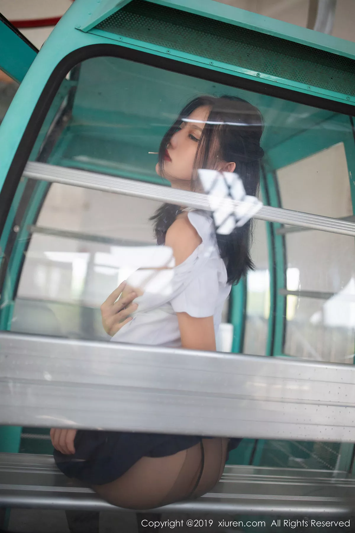 秀人集.com_[XiuRen秀人网]No.1723_嫩模就是阿朱啊不良学生白衬衫配无内黑丝袜完美诱惑写真96P