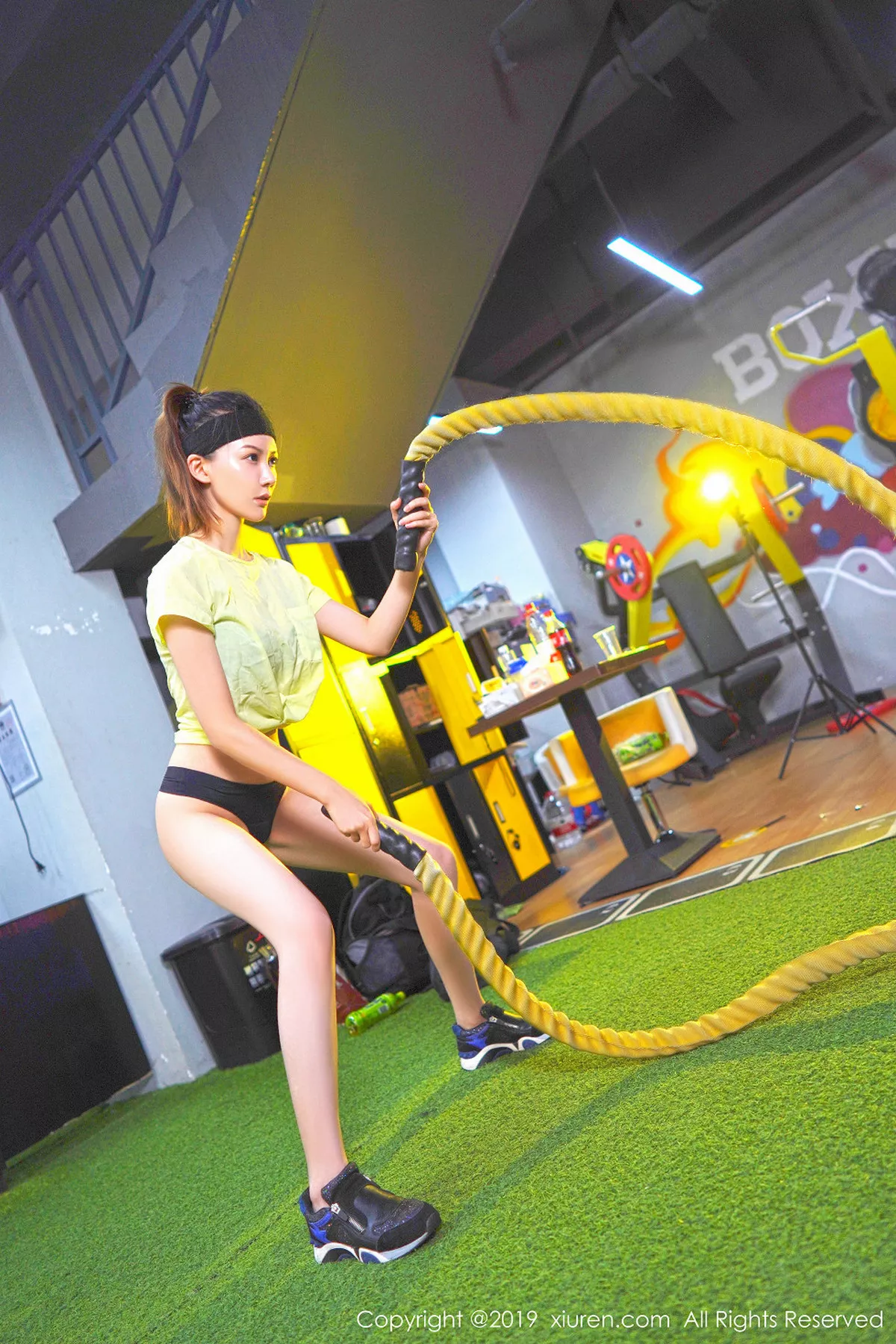 秀人集.com_[XiuRen秀人网]No.1732_嫩模爱丽儿室内健身房系列三套服饰秀完美身材性感写真41P