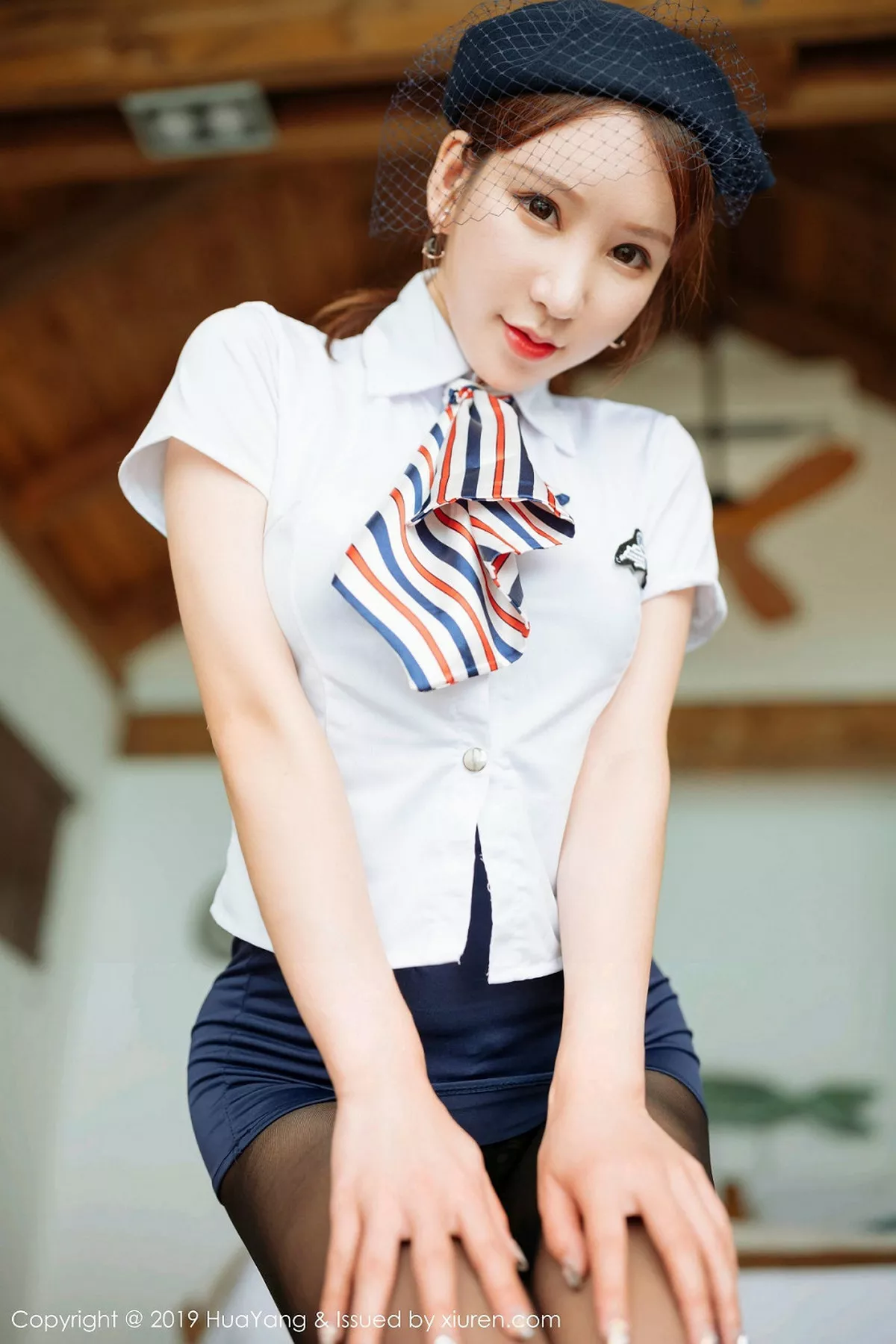 秀人集.com_[HuaYang花漾]Vol.186_女神周于希Sandy角色扮演空姐制服超薄无内黑丝完美诱惑写真61P