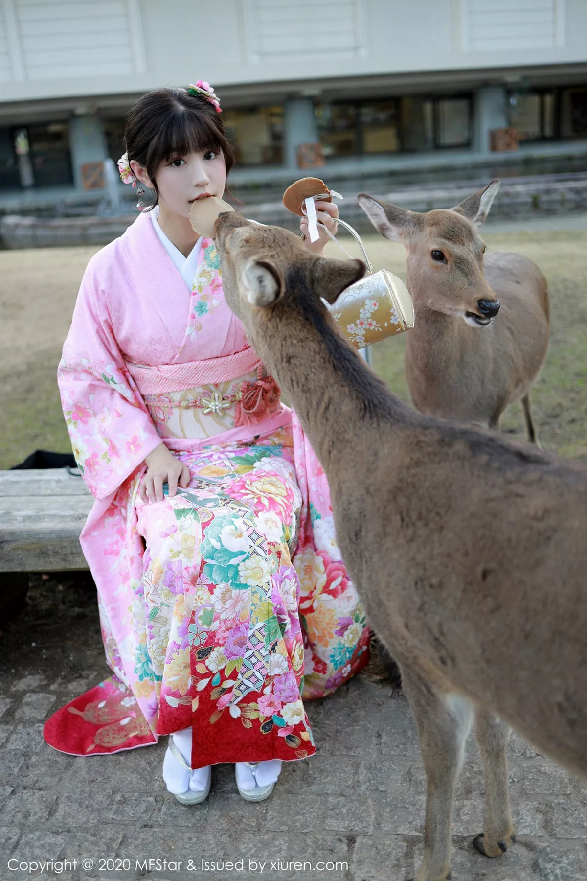 秀人集.com_[MFStar模范学院]Vol.254_女神朱可儿Flower日本旅拍绚丽和服真空秀豪乳诱惑写真75P