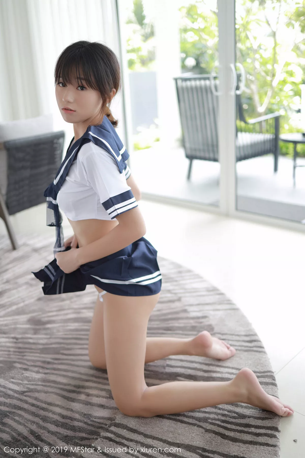 秀人集.com_[MFStar模范学院]Vol.198_嫩模仓井优香越南旅拍性感JK制服秀完美身材写真42P