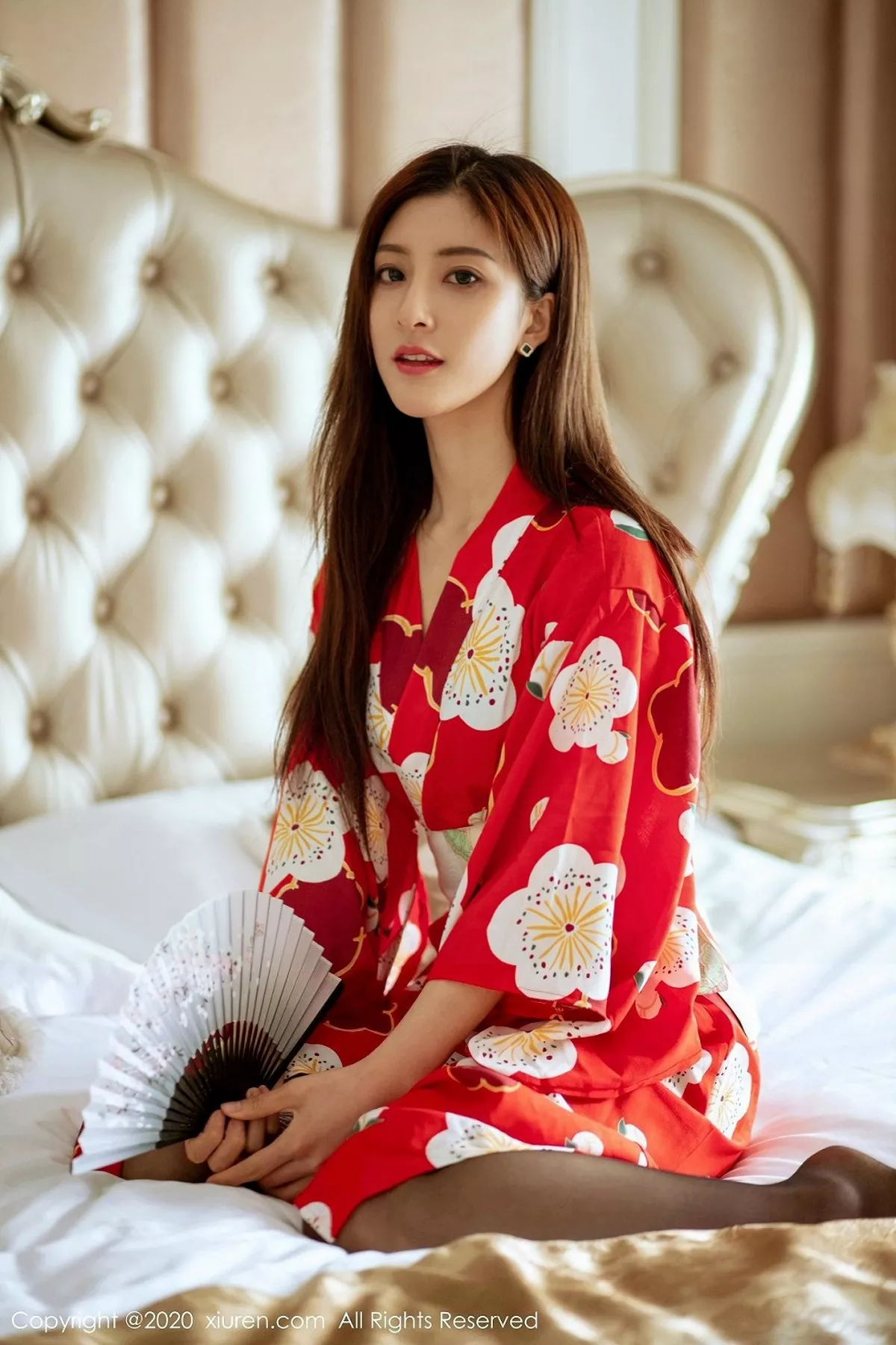 秀人集.com_[XiuRen秀人网]No.2015_嫩模林文文yooki私房鲜艳和服配无内黑丝撩人姿势诱惑写真65P