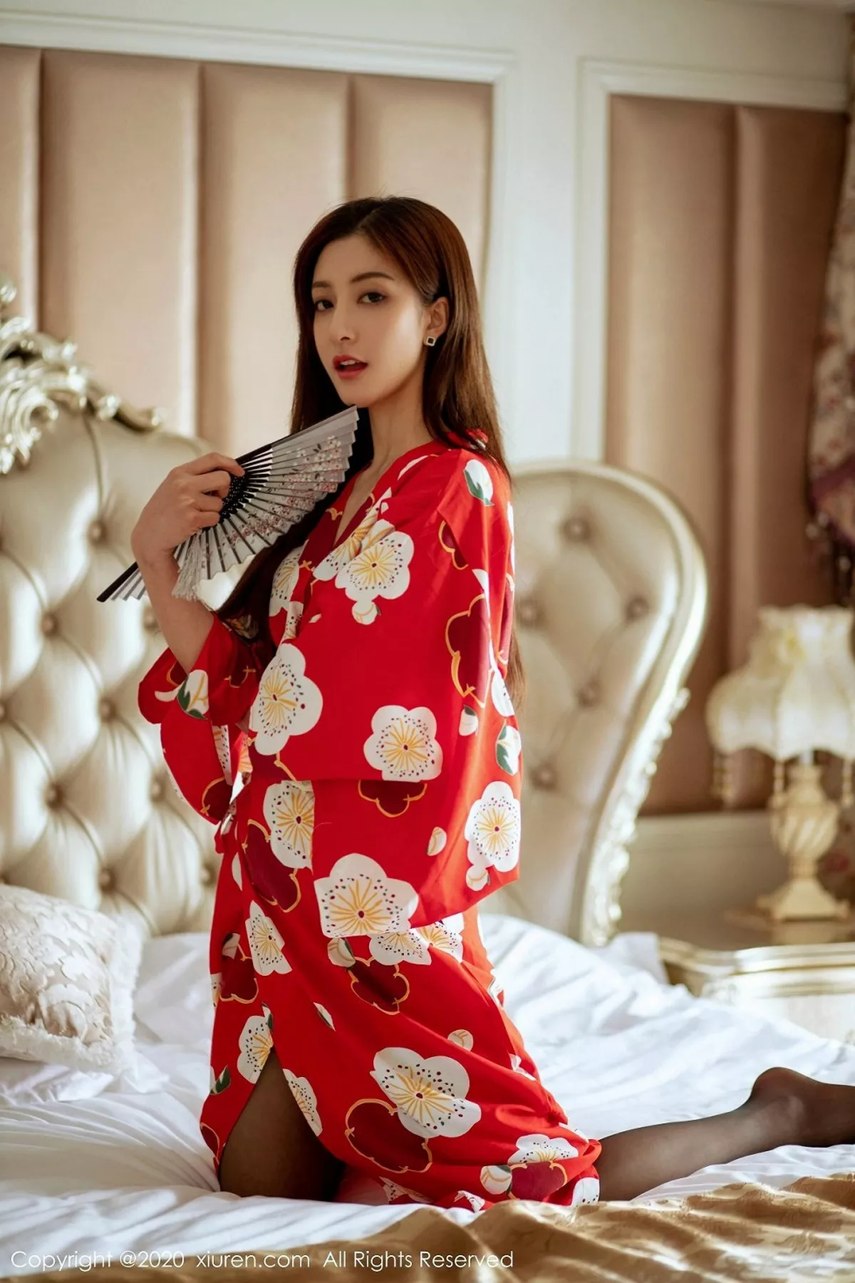 秀人集.com_[XiuRen秀人网]No.2015_嫩模林文文yooki私房鲜艳和服配无内黑丝撩人姿势诱惑写真65P