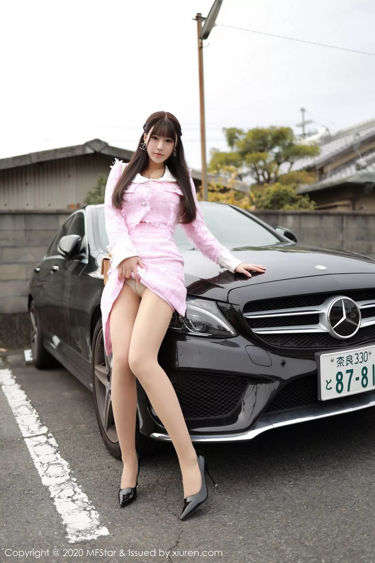 秀人集.com_[MFStar模范学院]Vol.278_女神朱可儿Flower北海道旅拍粉色服饰半脱露豪乳诱惑写真80P