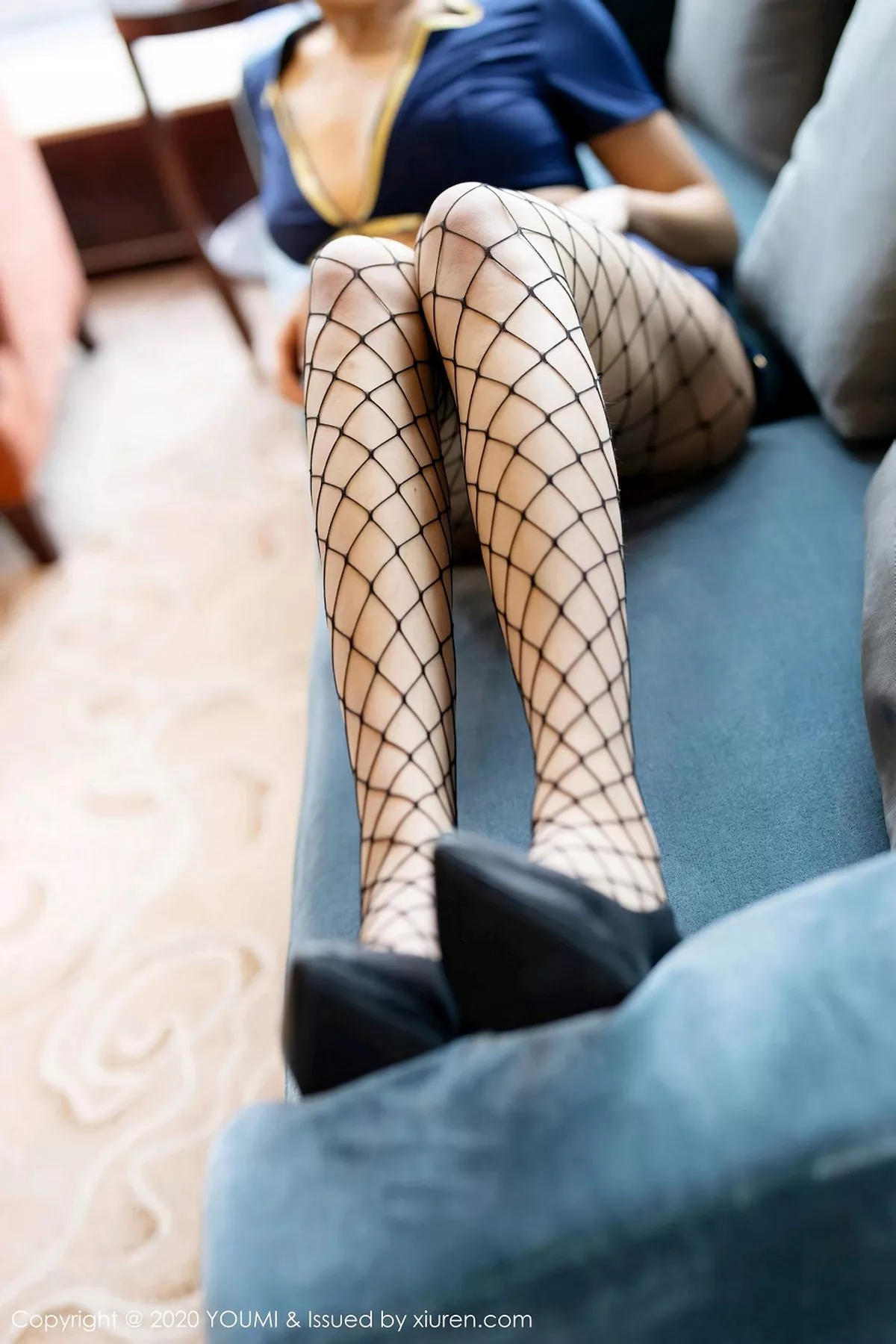 秀人集.com_[YouMi尤蜜荟]Vol.445_嫩模白露小猪私房情趣制服配黑丝渔网秀火辣身材诱惑写真54P