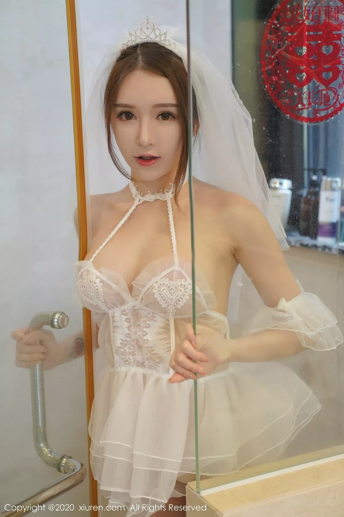 秀人集.com_[XiuRen秀人网]No.2123_嫩模玉兔miki私房白色婚纱主题超透秀惹火身材极致诱惑写真65P