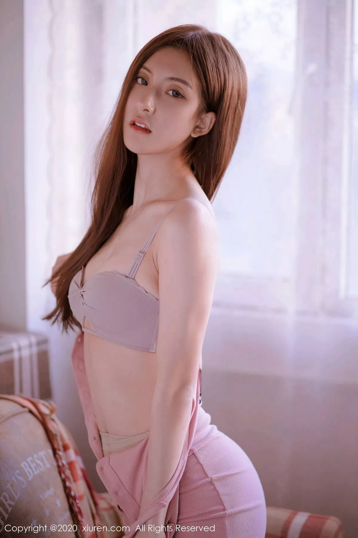秀人集.com_[XiuRen秀人网]No.2144_嫩模林文文yooki私房粉色连身裙主题性感内衣秀完美身材写真65P