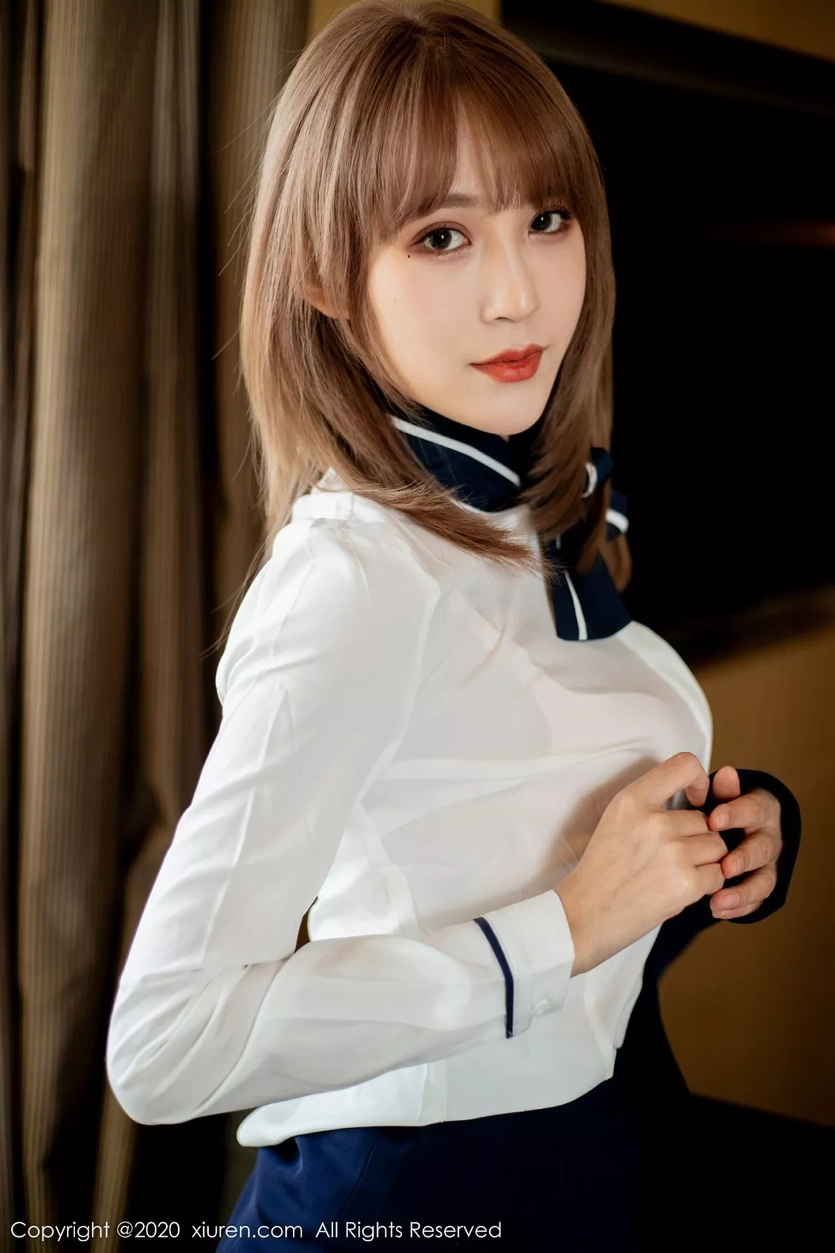 秀人集.com_[XiuRen秀人网]No.2224_嫩模周慕汐fairy职场秘书OL主题开档黑丝裤袜极致魅惑写真60P