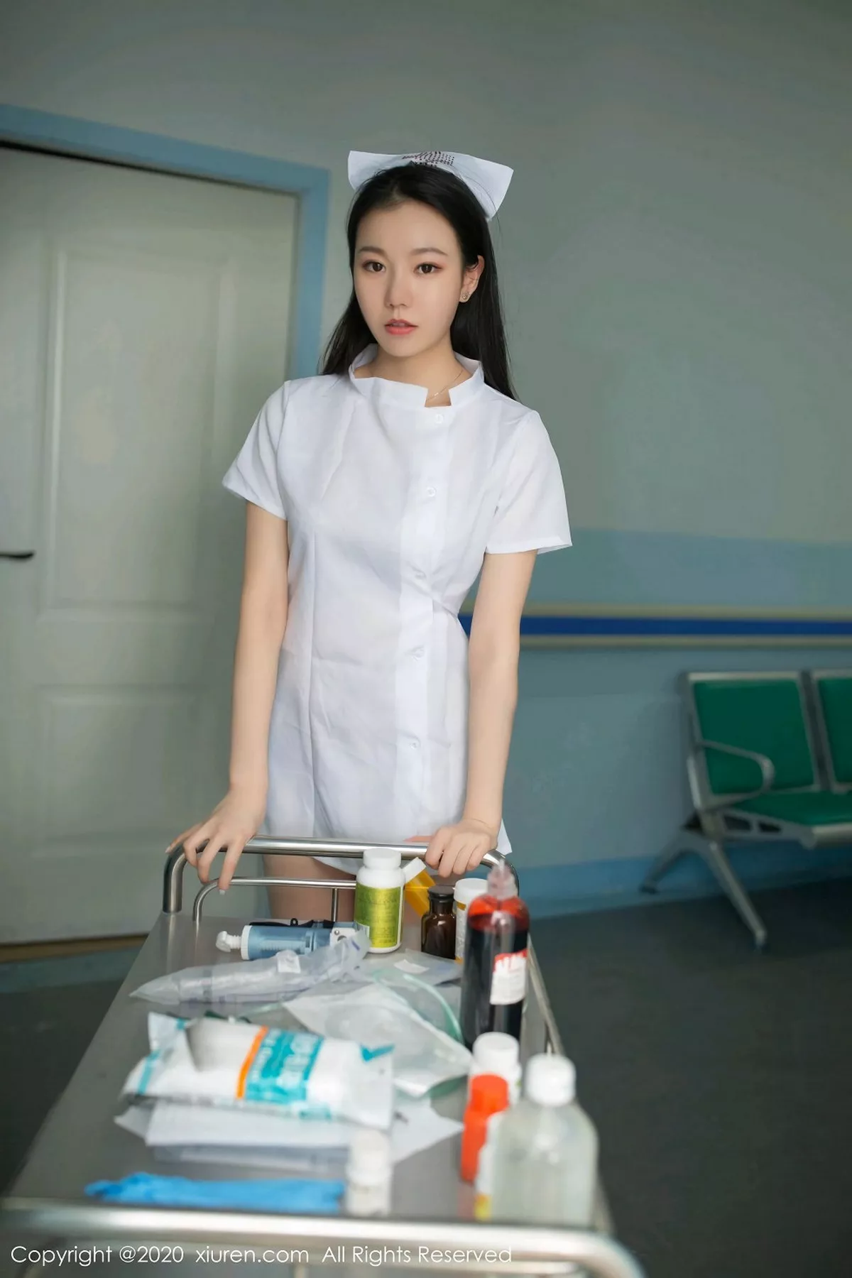 秀人集.com_[XiuRen秀人网]No.2181_嫩模安然Maleah护士制服主题半脱露性感内衣开档肉丝诱惑写真102P