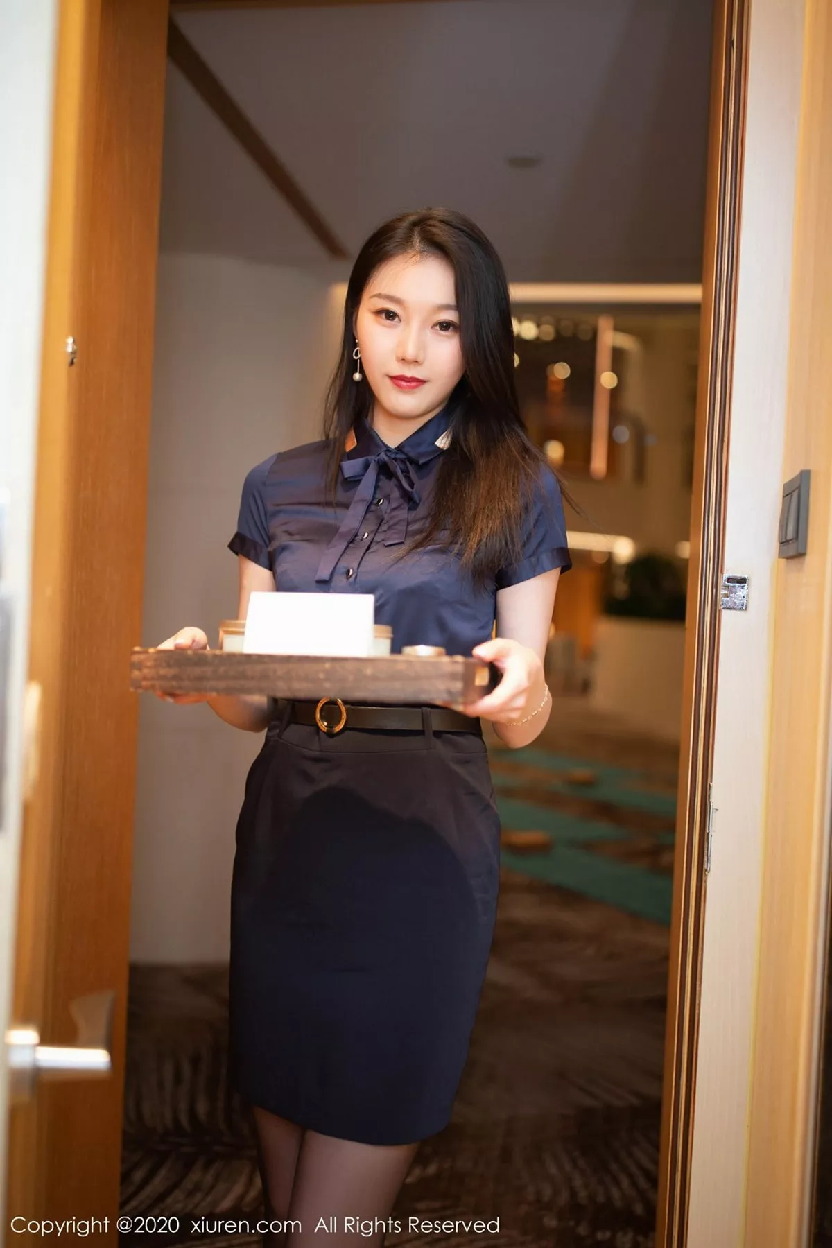 秀人集.com_[XiuRen秀人网]No.2281_嫩模安然Maleah客房送餐主题制服下性感内衣半脱露豪乳翘臀诱惑写真68P