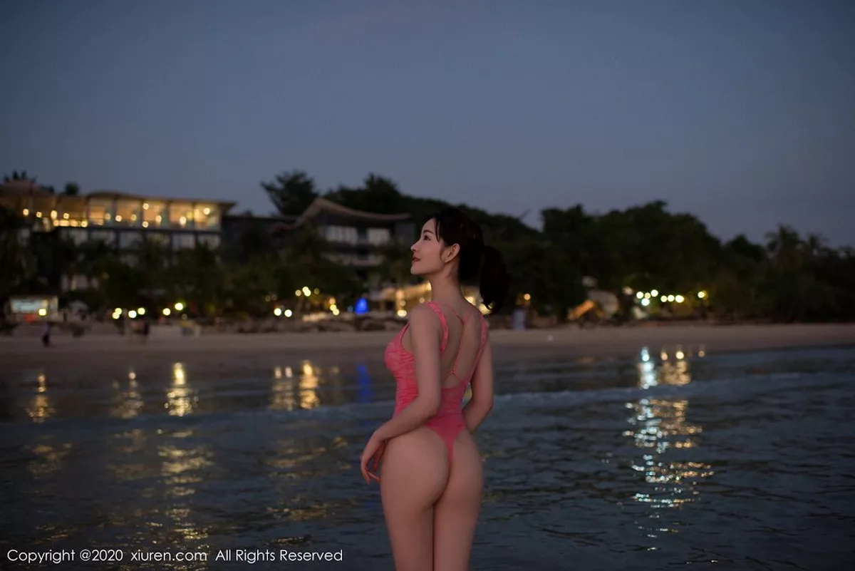 秀人集.com_[XiuRen秀人网]No.2340_嫩模沈梦瑶泰国甲米海边主题粉红色蕾丝内衣秀火辣身材诱惑写真78P