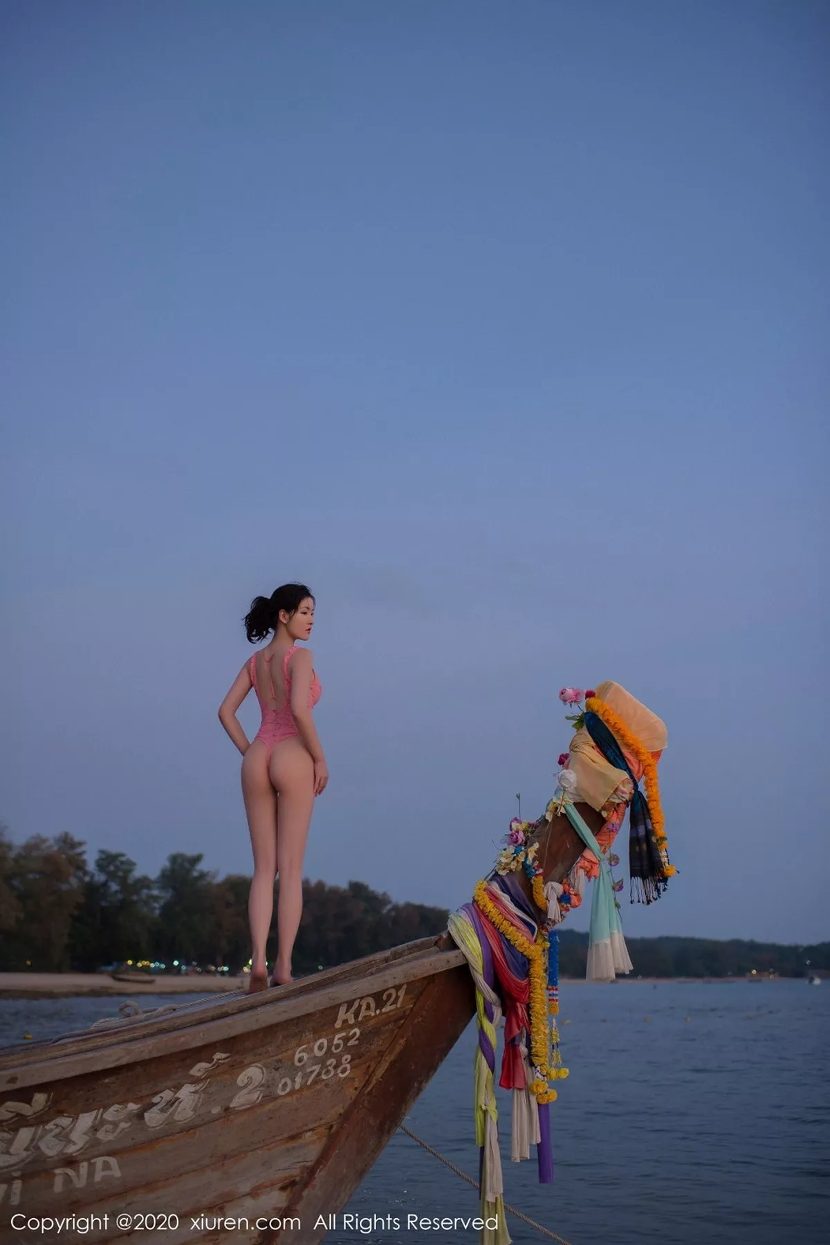 秀人集.com_[XiuRen秀人网]No.2340_嫩模沈梦瑶泰国甲米海边主题粉红色蕾丝内衣秀火辣身材诱惑写真78P