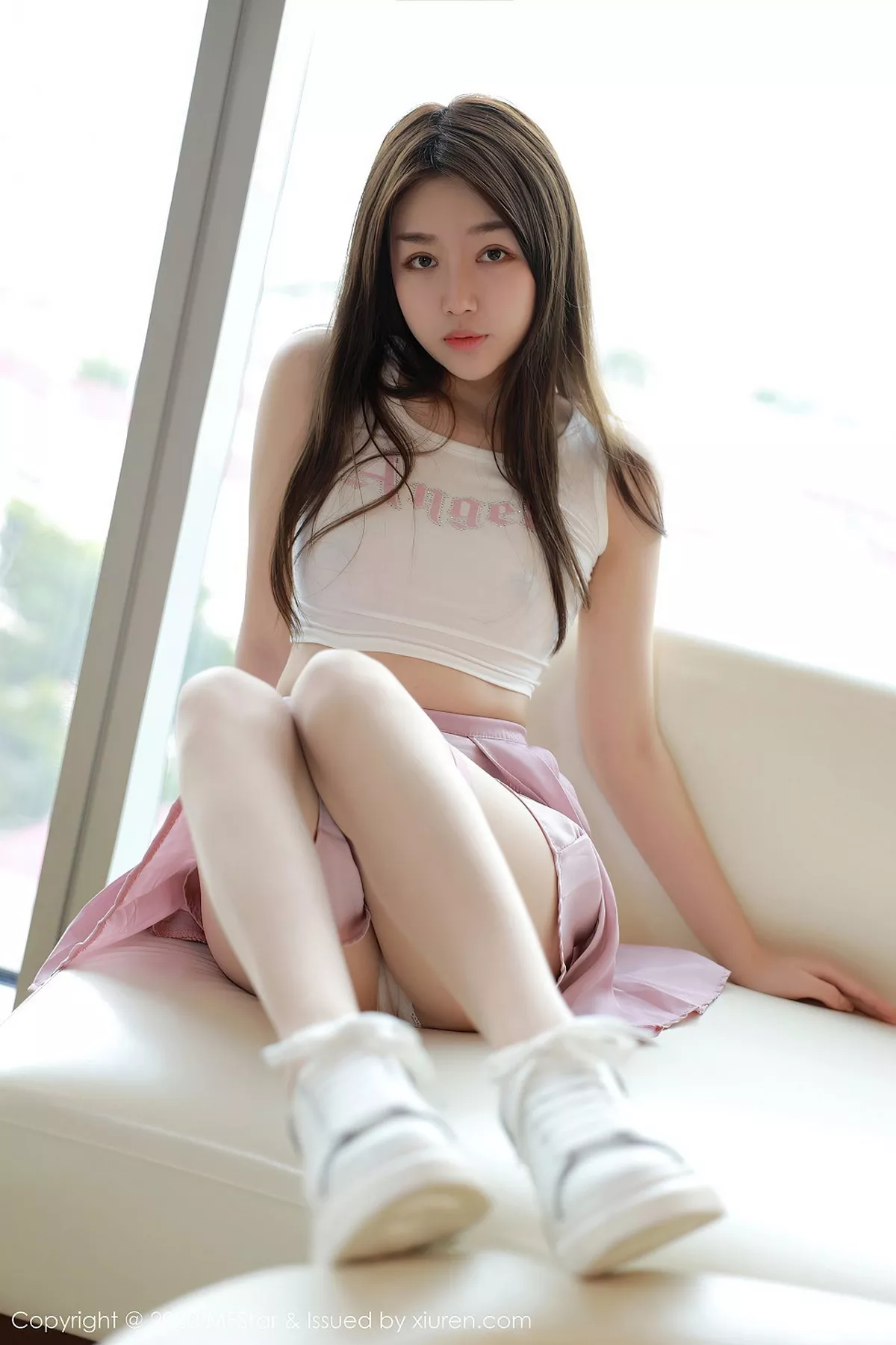 秀人集.com_[MFStar模范学院]Vol.384_嫩模梦梵私房吊带内衣配粉色短裙秀完美身材诱惑写真43P