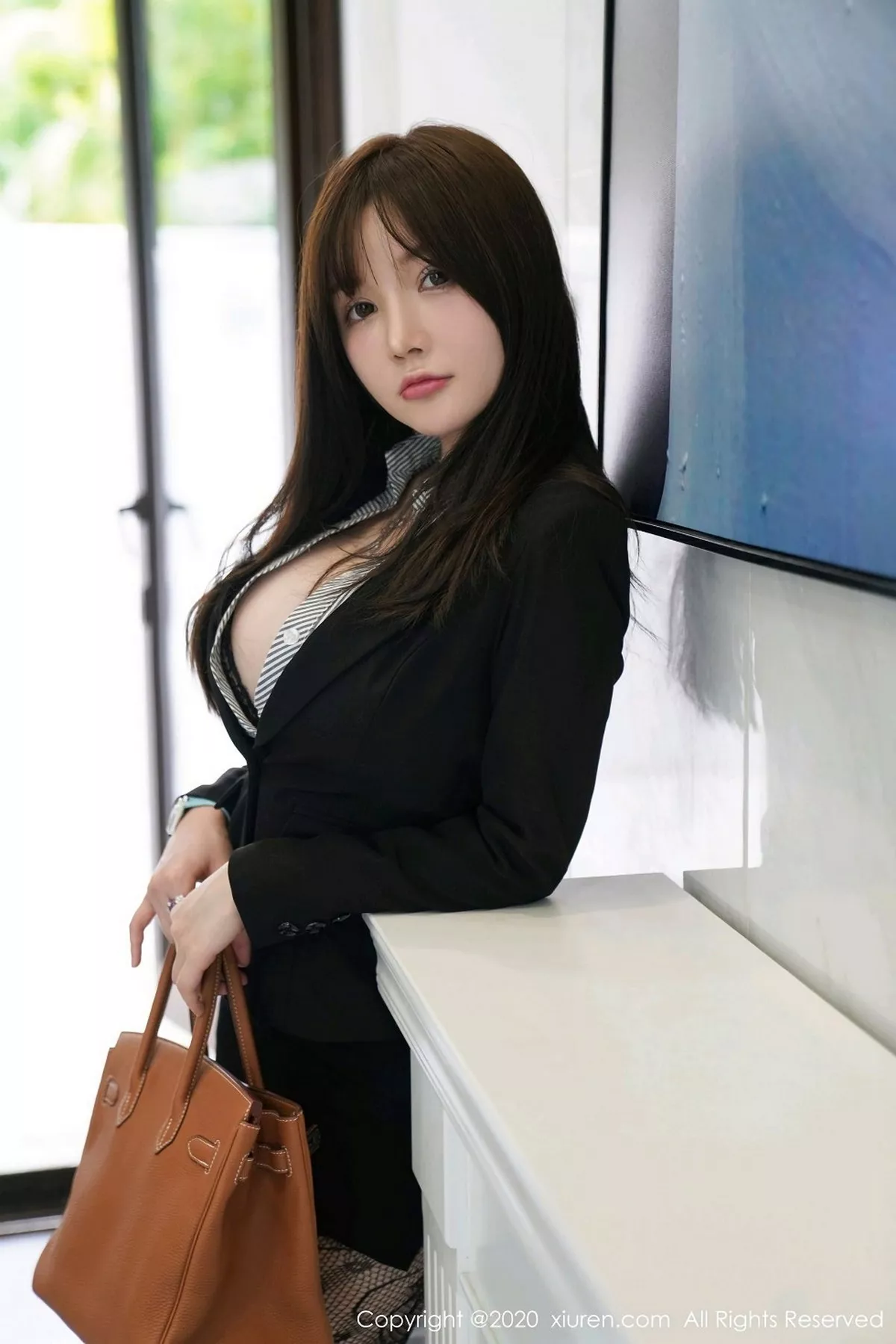 秀人集.com_[XiuRen秀人网]No.2725_女神糯美子Mini经典职场0L主题蕾丝内衣配黑丝网袜撩人诱惑写真77P