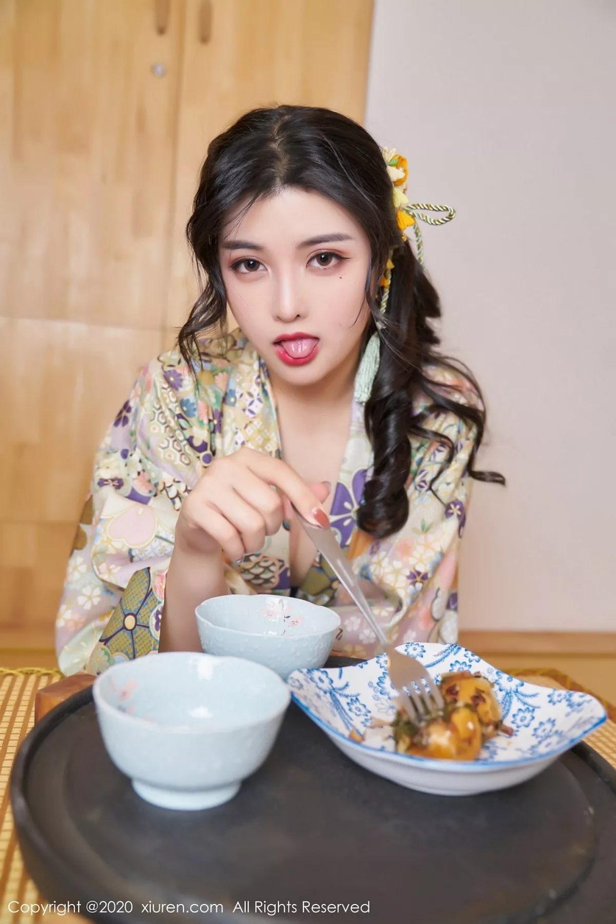 秀人集.com_[XiuRen秀人网]No.2853_嫩模韩静安私房花色性感和服半撩露白嫩翘臀美腿完美诱惑写真65P