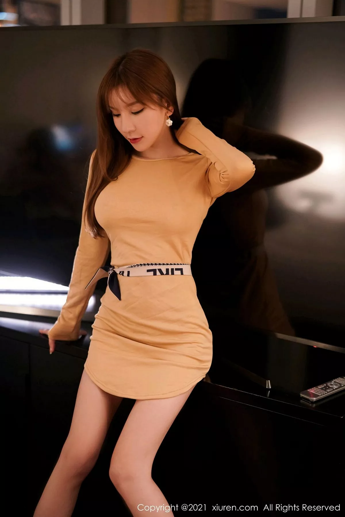 秀人集.com_[XiuRen秀人网]No.3005_女神周于希Sandy浴室中真空连身裙半撩露豪乳半球极致诱惑写真80P