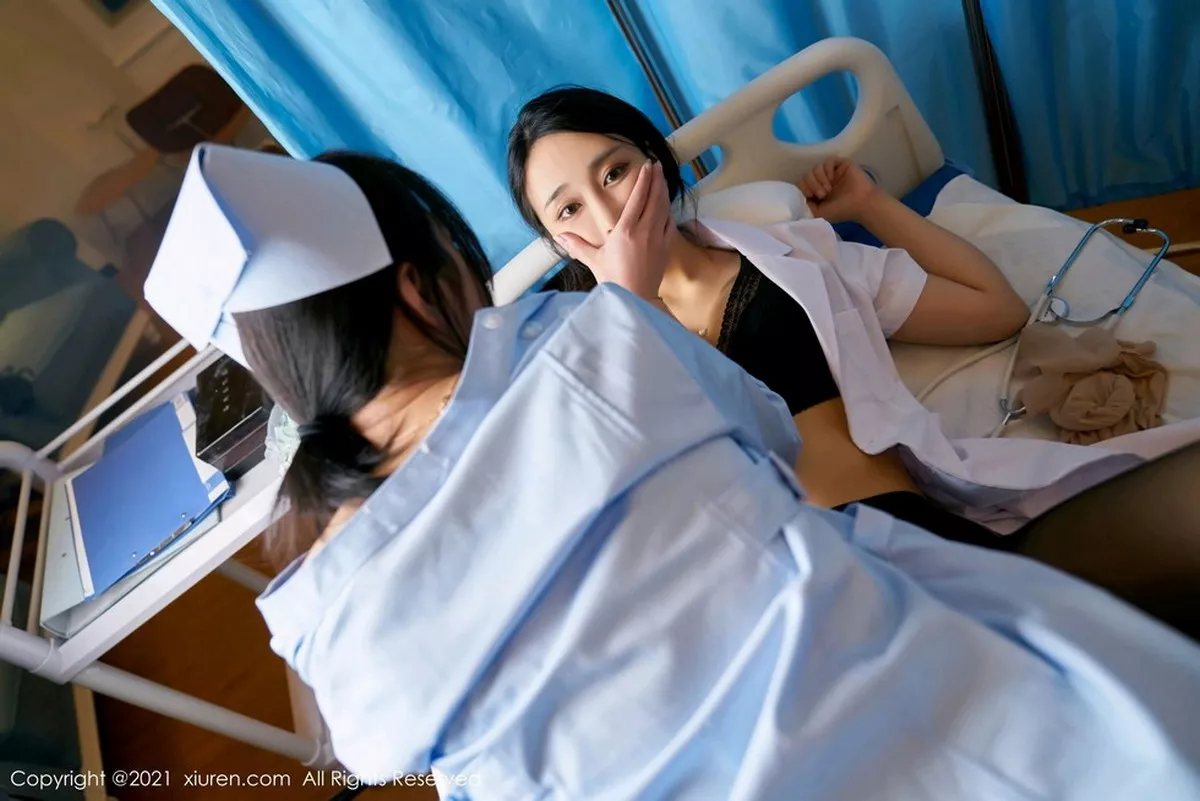 秀人集.com_[XiuRen秀人网]No.3060_嫩模九月生＆林子欣心愿旅拍医生护士剧情主题床上撩人诱惑写真85P