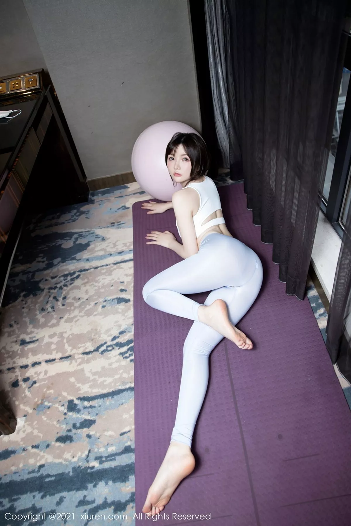 秀人集.com_[XiuRen秀人网]No.3087_女神糯美子Mini健身房紧身运动内衣秀火辣身材撩人姿势诱惑写真44P