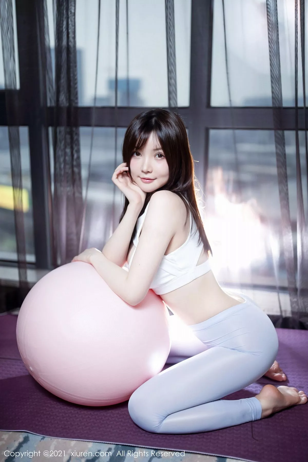 秀人集.com_[XiuRen秀人网]No.3087_女神糯美子Mini健身房紧身运动内衣秀火辣身材撩人姿势诱惑写真44P