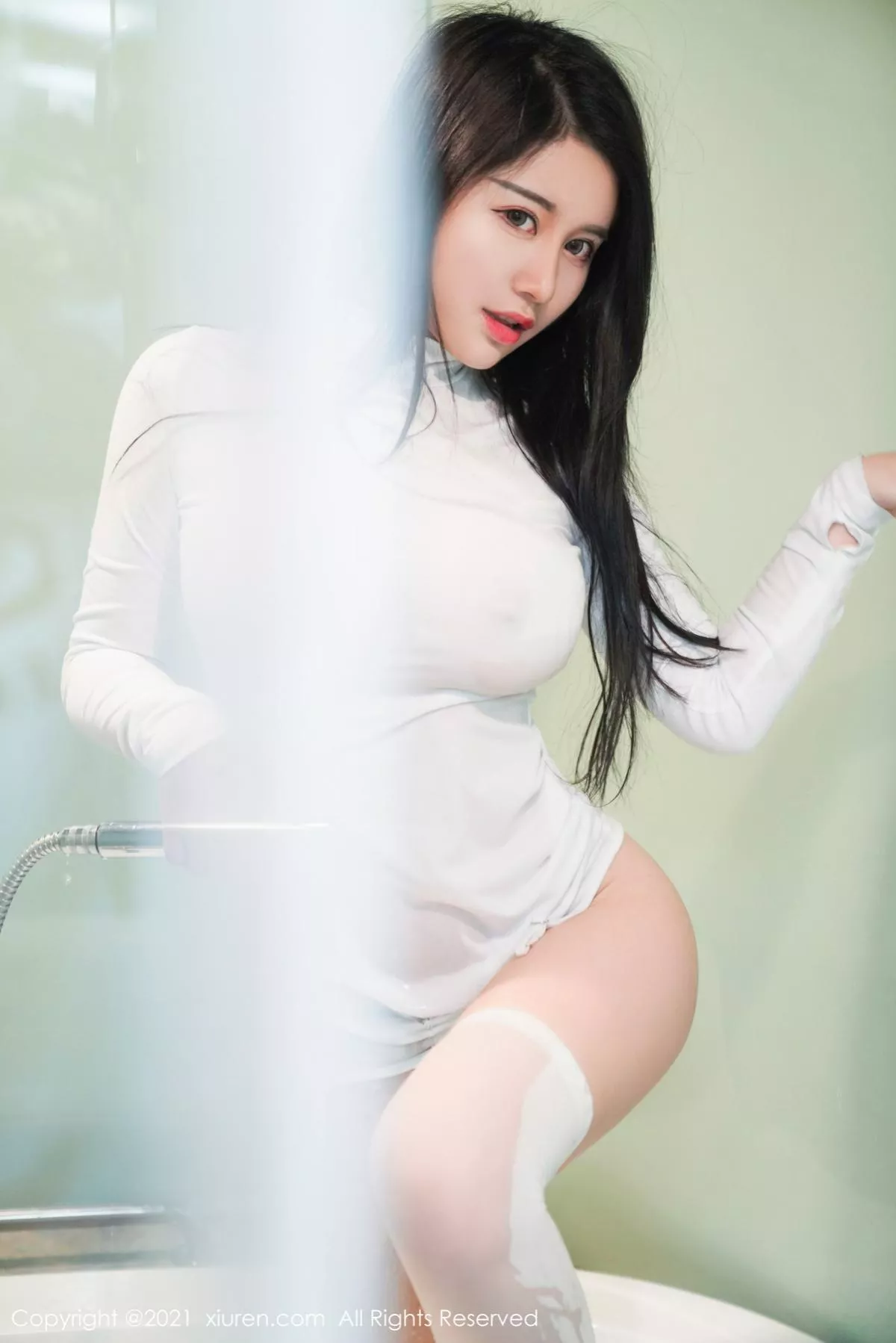 秀人集.com_[XiuRen秀人网]No.3162_嫩模美七Mia私房白色紧身衣配白色吊袜真空秀惹火身材诱惑写真75P