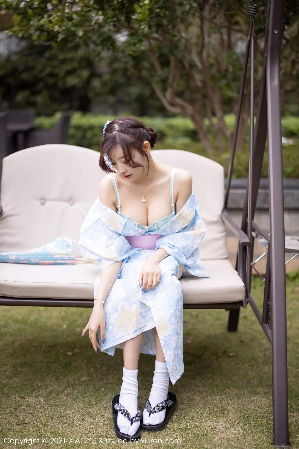 秀人集.com_[XiaoYu画语界]Vol.482_女神杨晨晨sugar厦门旅拍户外日式和服系列半脱撩人诱惑写真80P