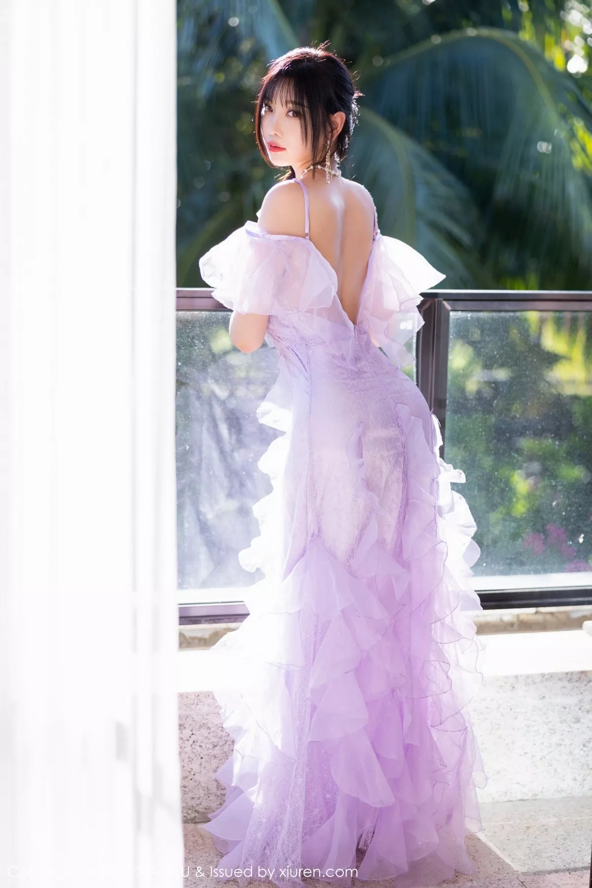 秀人集.com_[XiaoYu画语界]Vol.816_女神杨晨晨Yome海南旅拍户外泳池轻透长裙秀完美身材诱惑写真83P