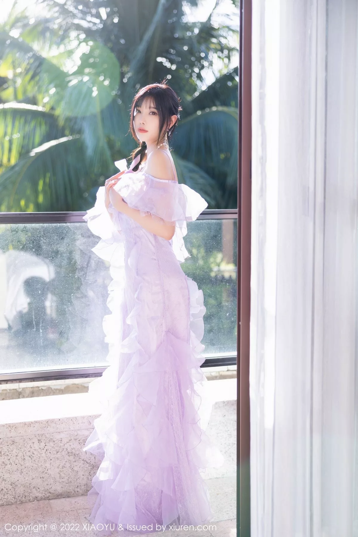 秀人集.com_[XiaoYu画语界]Vol.816_女神杨晨晨Yome海南旅拍户外泳池轻透长裙秀完美身材诱惑写真83P