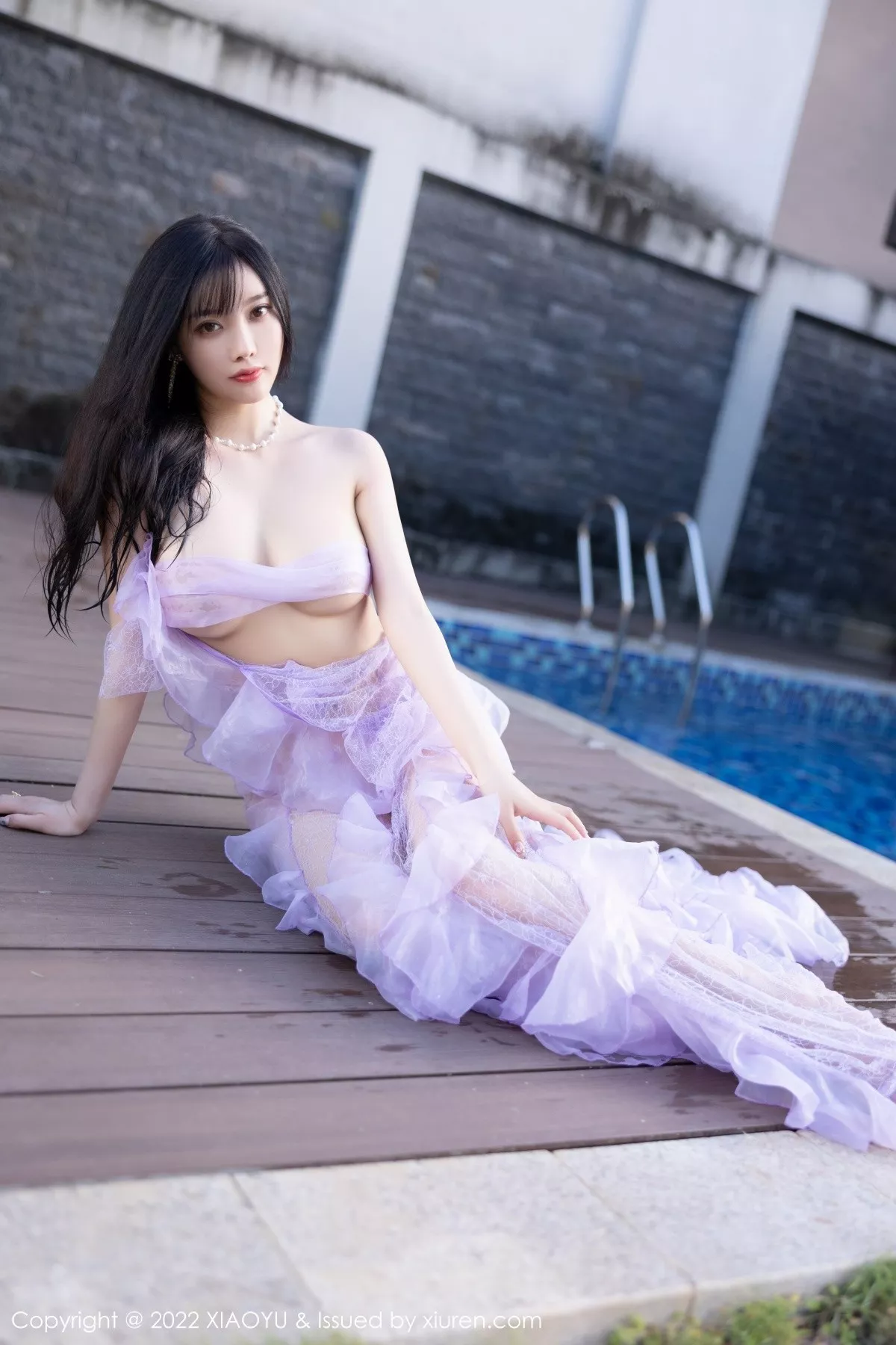 秀人集.com_[XiaoYu画语界]Vol.816_女神杨晨晨Yome海南旅拍户外泳池轻透长裙秀完美身材诱惑写真83P