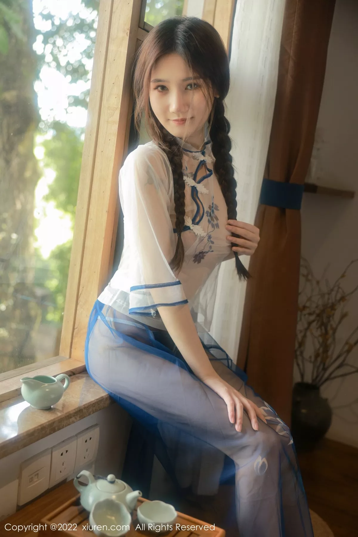 秀人集.com_[XiuRen秀人网]No.5287_模特古月小同学性感轻透古装服饰+红色情趣捆绑撩人诱惑写真54P