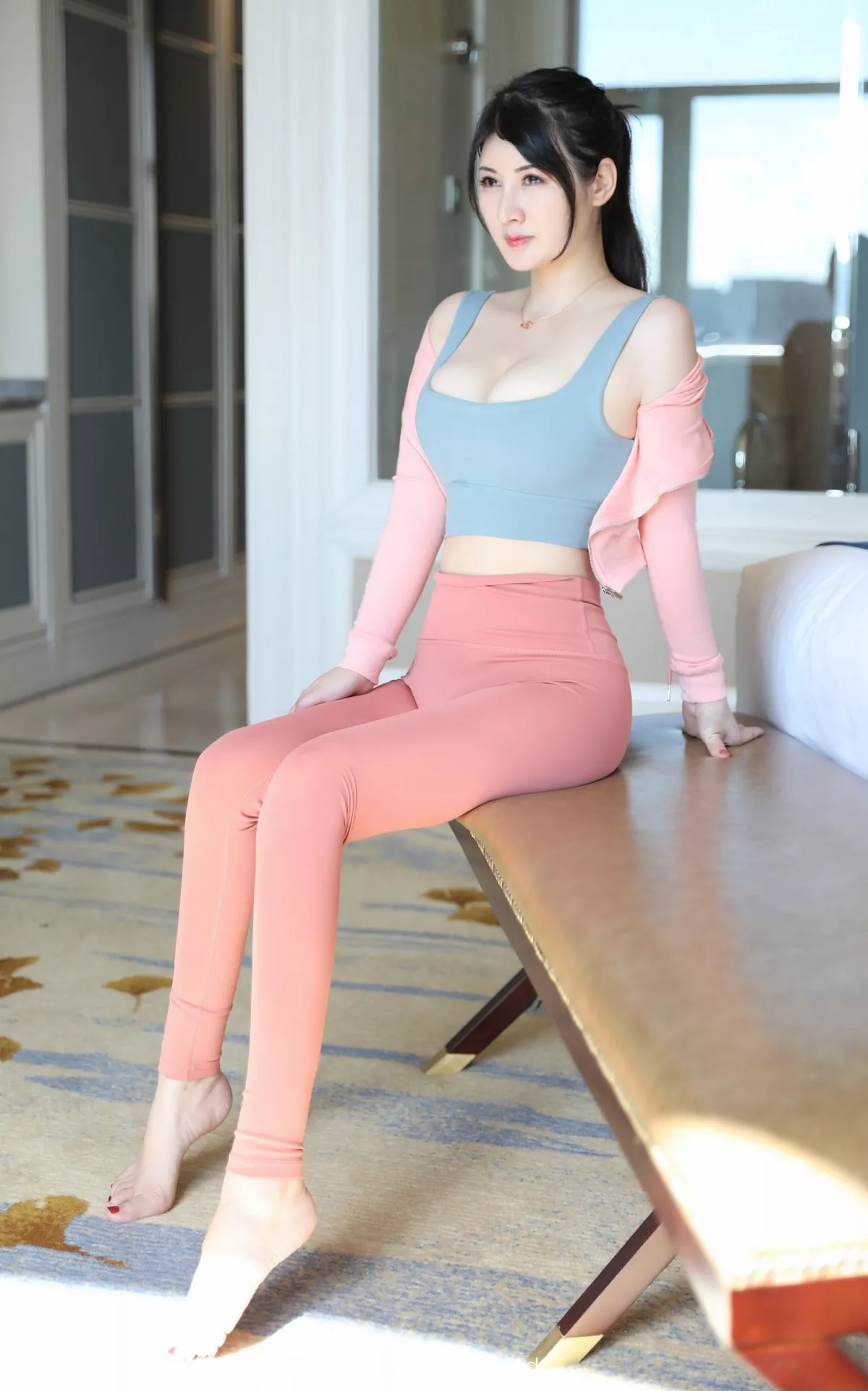 秀人集.com_[XiuRen秀人网]No.5406_模特诗诗kiki健身房场景性感紧身运动服秀惹火身材诱惑写真55P