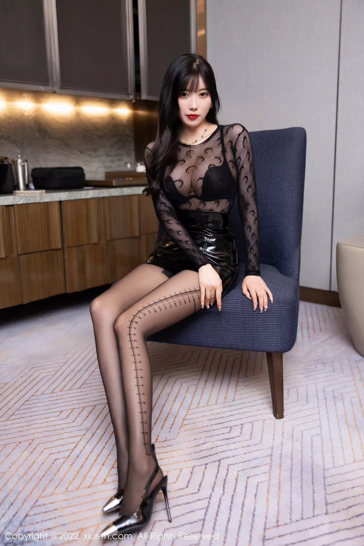 秀人集.com_[XiuRen秀人网]No.5445_女神杨晨晨Yome黑色网纱连衣裙露性感黑色内衣迷人诱惑写真81P