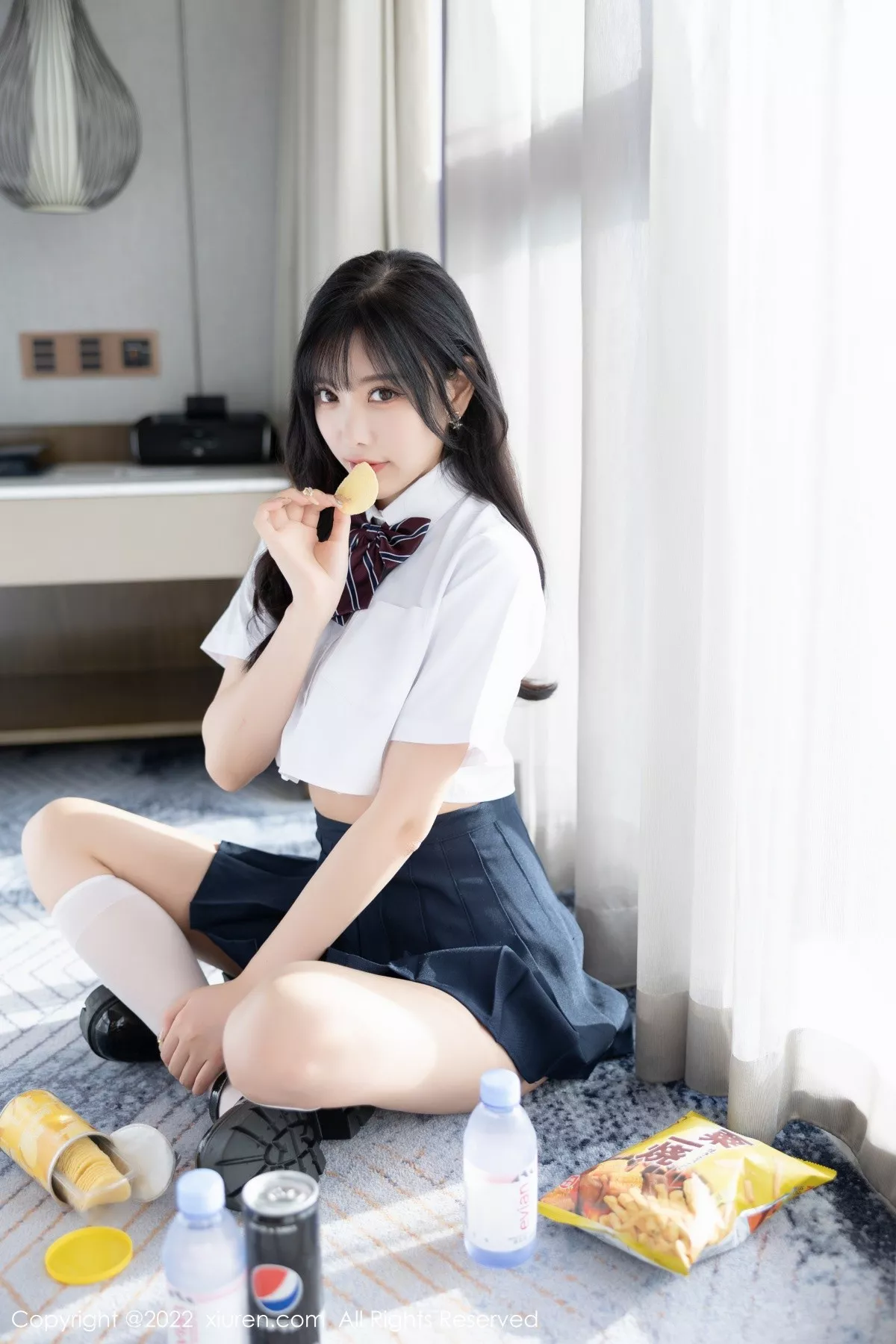 秀人集.com_[XiuRen秀人网]No.5338_女神杨晨晨Yome清爽学妹制服露蕾丝内衣秀完美身材诱惑写真82P