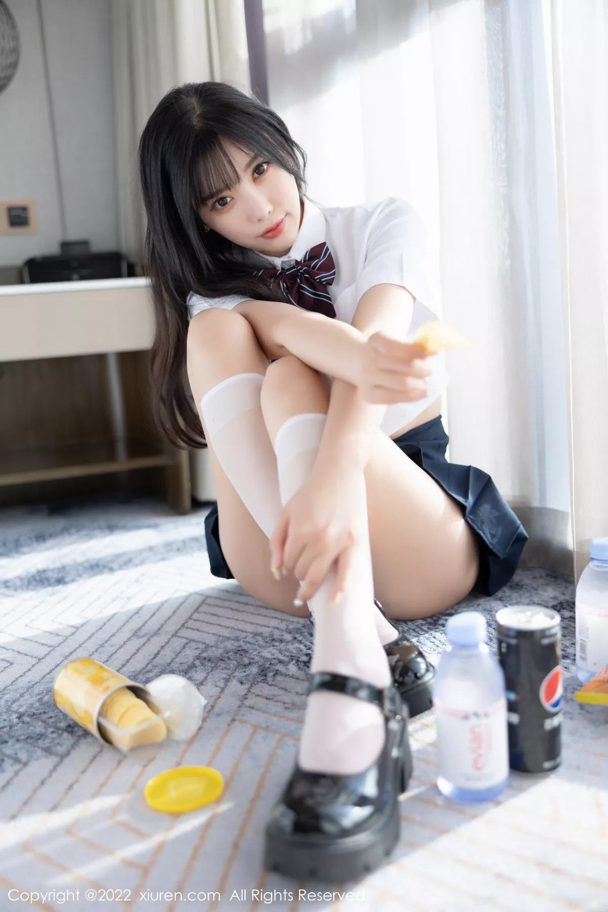 秀人集.com_[XiuRen秀人网]No.5338_女神杨晨晨Yome清爽学妹制服露蕾丝内衣秀完美身材诱惑写真82P