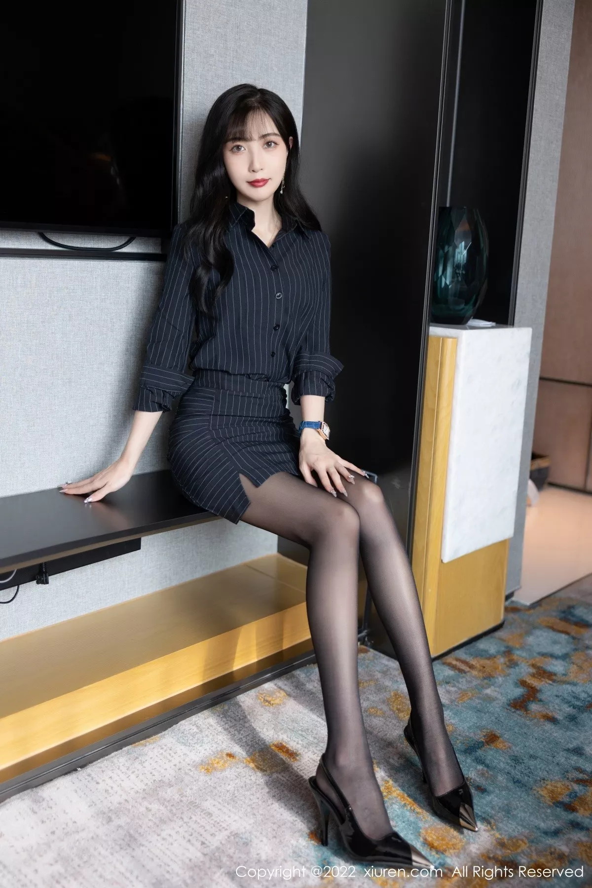 秀人集.com_[XiuRen秀人网]No.5346_模特林星阑厦门旅拍半脱露轻透蕾丝内衣配超薄黑丝极致魅惑写真87P