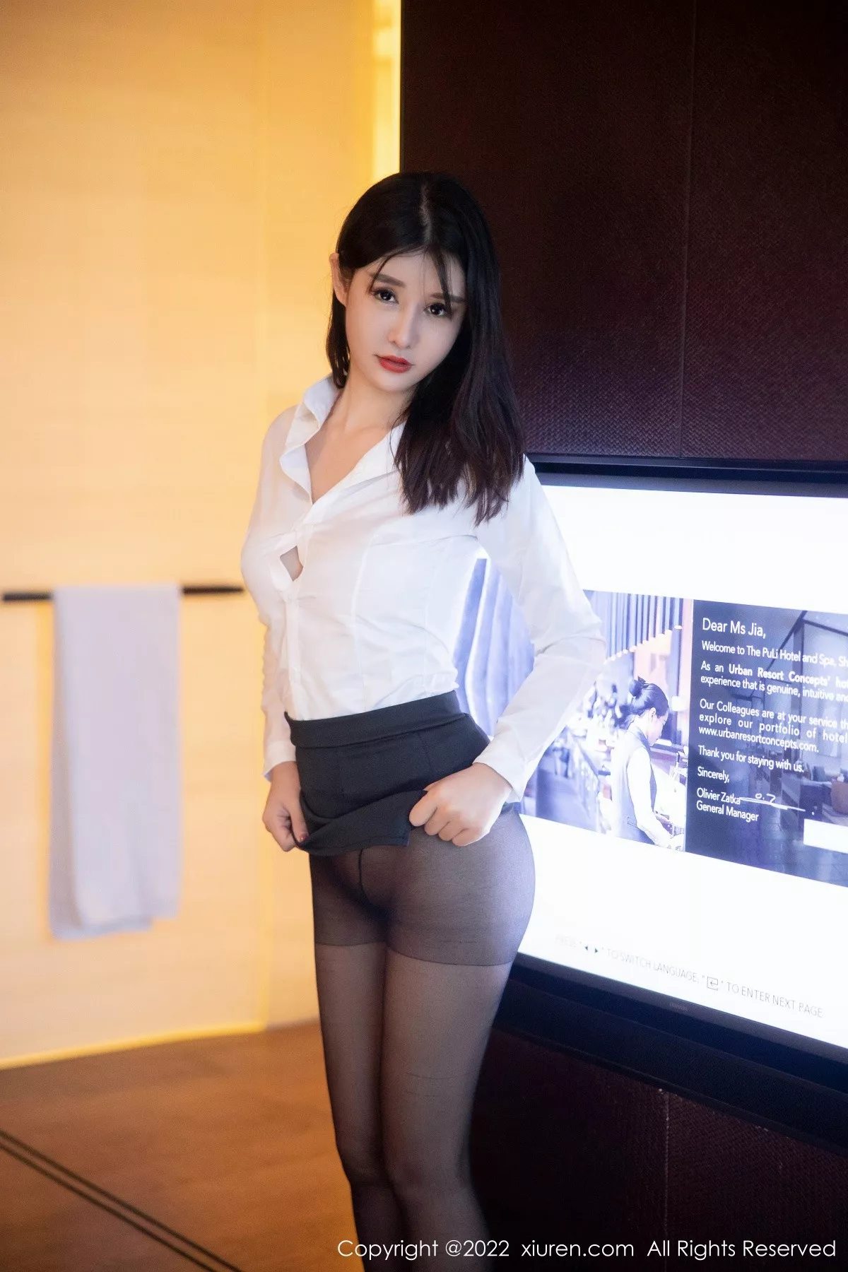 秀人集.com_[XiuRen秀人网]No.5578_模特夏沫沫tifa性感白衬衣配黑色短裙露超薄黑丝完美诱惑写真74P