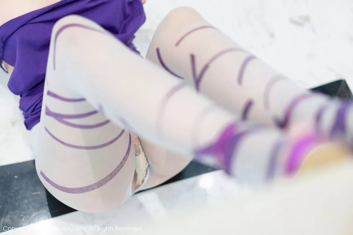 秀人集.com_[XiuRen秀人网]No.5698_模特张思允Nice紫色吊带连衣裙配超薄白丝秀完美身材诱惑写真57P