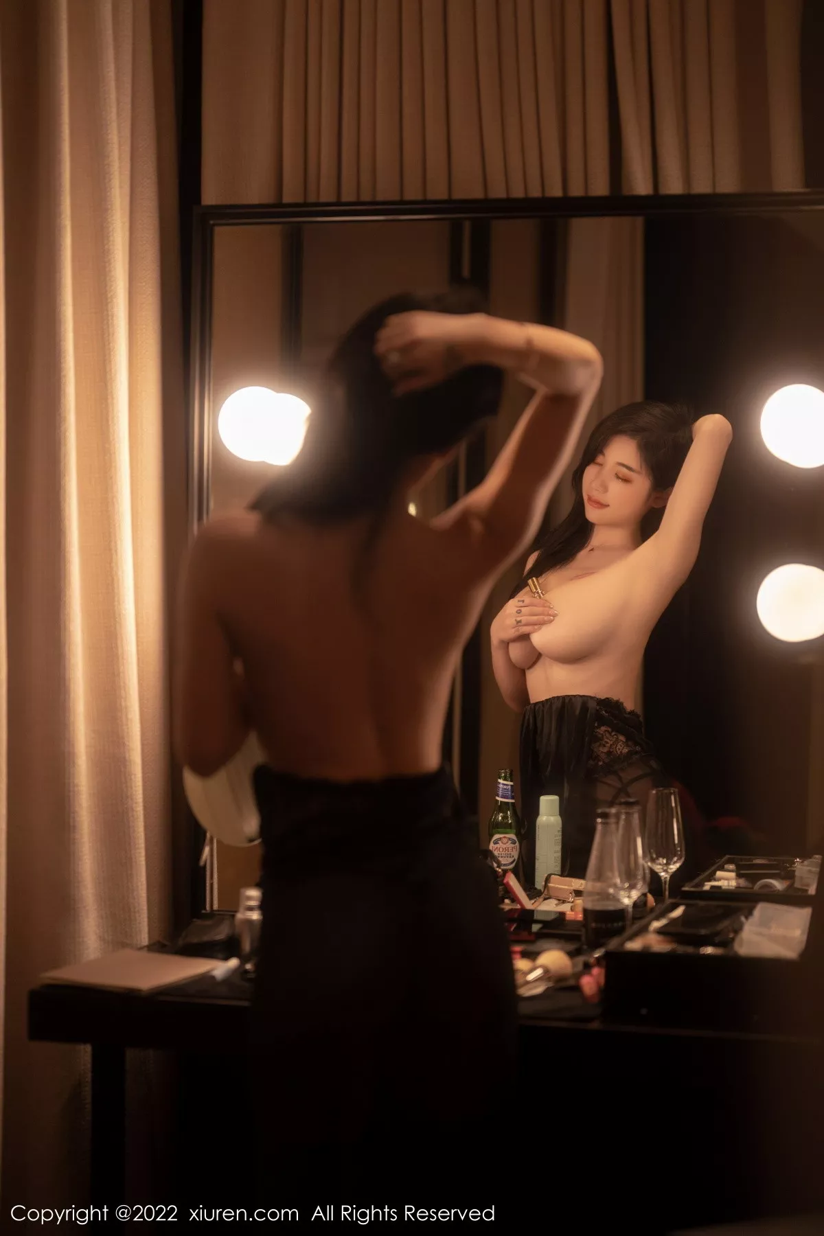 秀人集.com_[XiuRen秀人网]No.5722_模特美七Mia西双版纳旅拍黑色网纱连衣裙配黑丝袜丰满诱惑写真68P