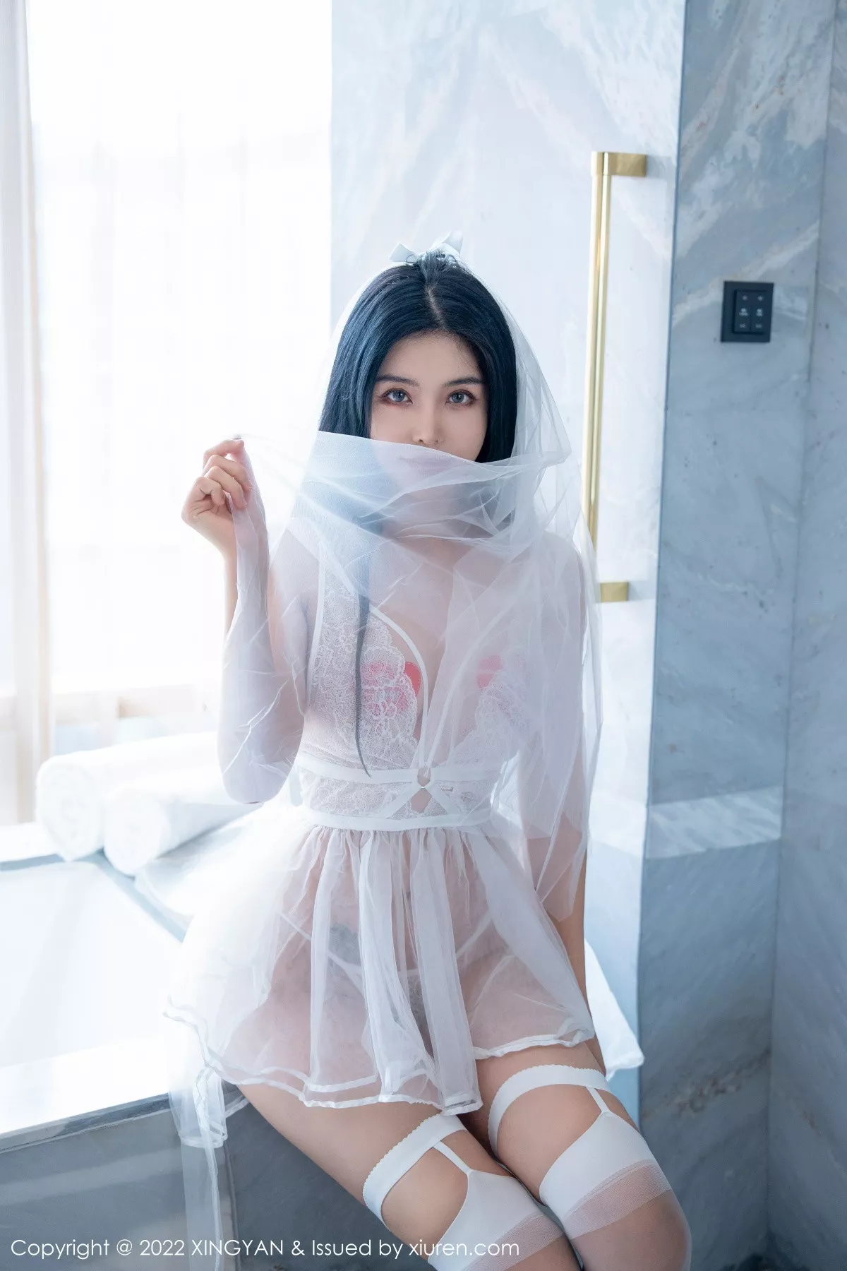 秀人集.com_[XINGYAN星颜社]VOL.152_女神刘钰儿私房浴室性感白色轻透薄纱透视秀火辣身材诱惑写真64P