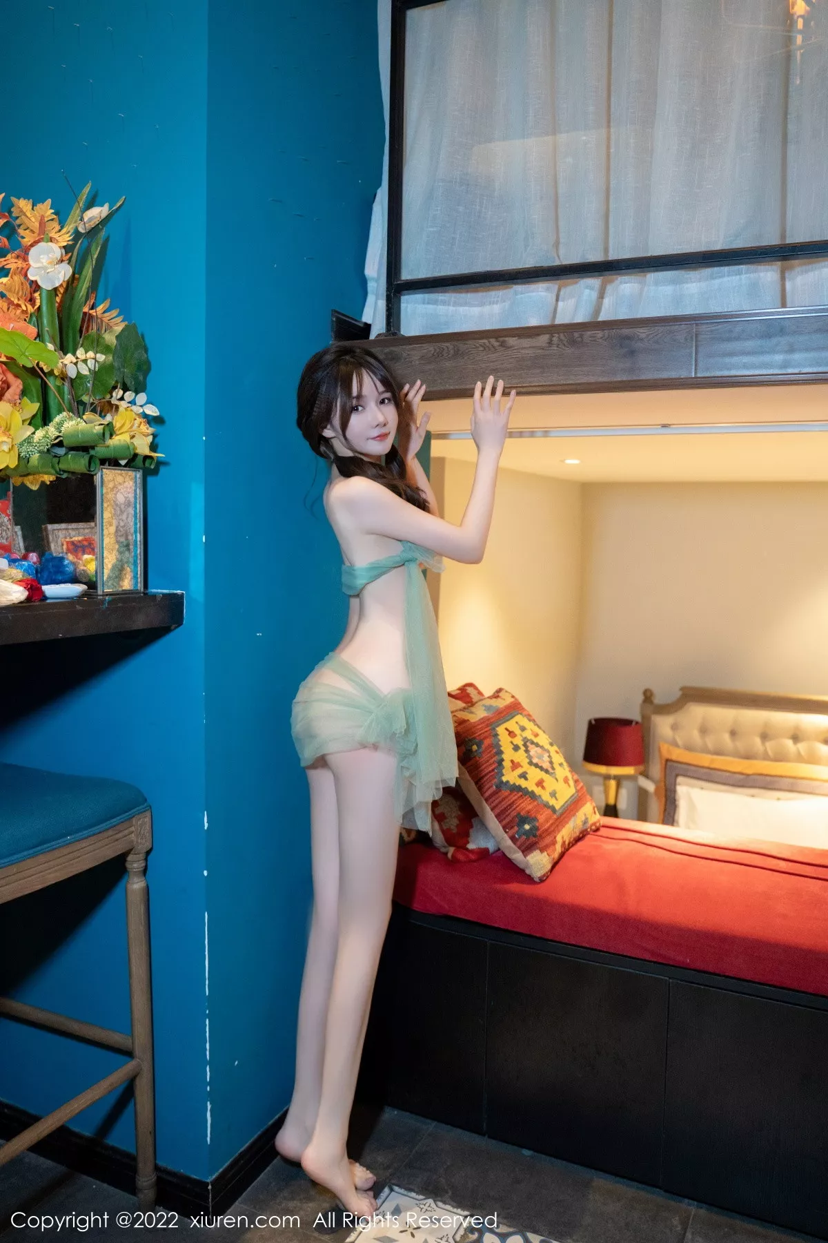 秀人集.com_[XiuRen秀人网]No.5800_模特婠婠么居家私房性感轻透薄纱裹身秀绝美身材火辣诱惑写真56P