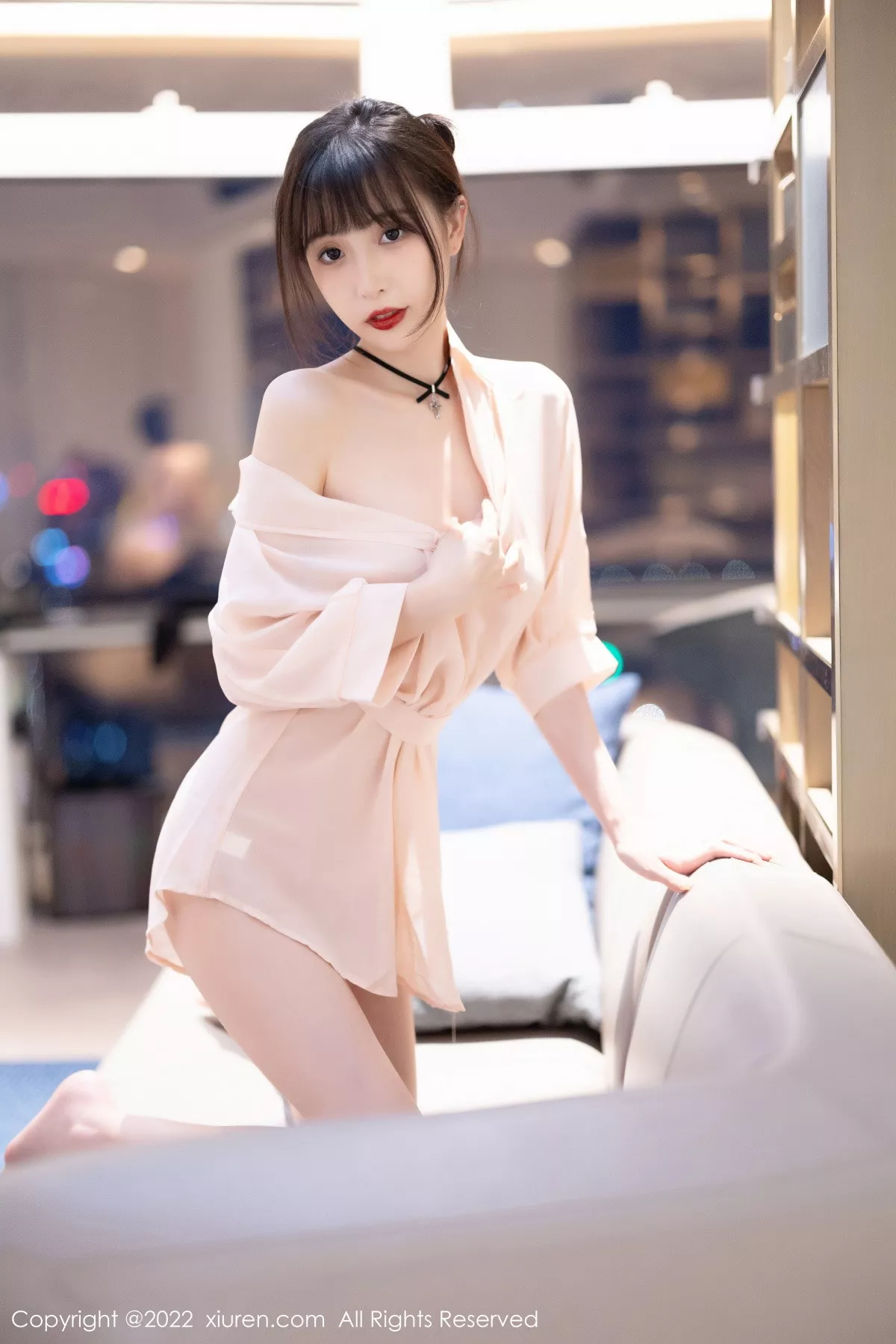 秀人集.com_[XiuRen秀人网]No.5831_模特林星阑黑色露肩上衣配红色皮质短裙秀超薄无内黑丝诱惑写真88P