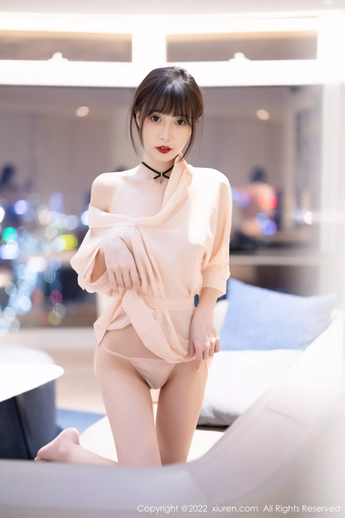 秀人集.com_[XiuRen秀人网]No.5831_模特林星阑黑色露肩上衣配红色皮质短裙秀超薄无内黑丝诱惑写真88P