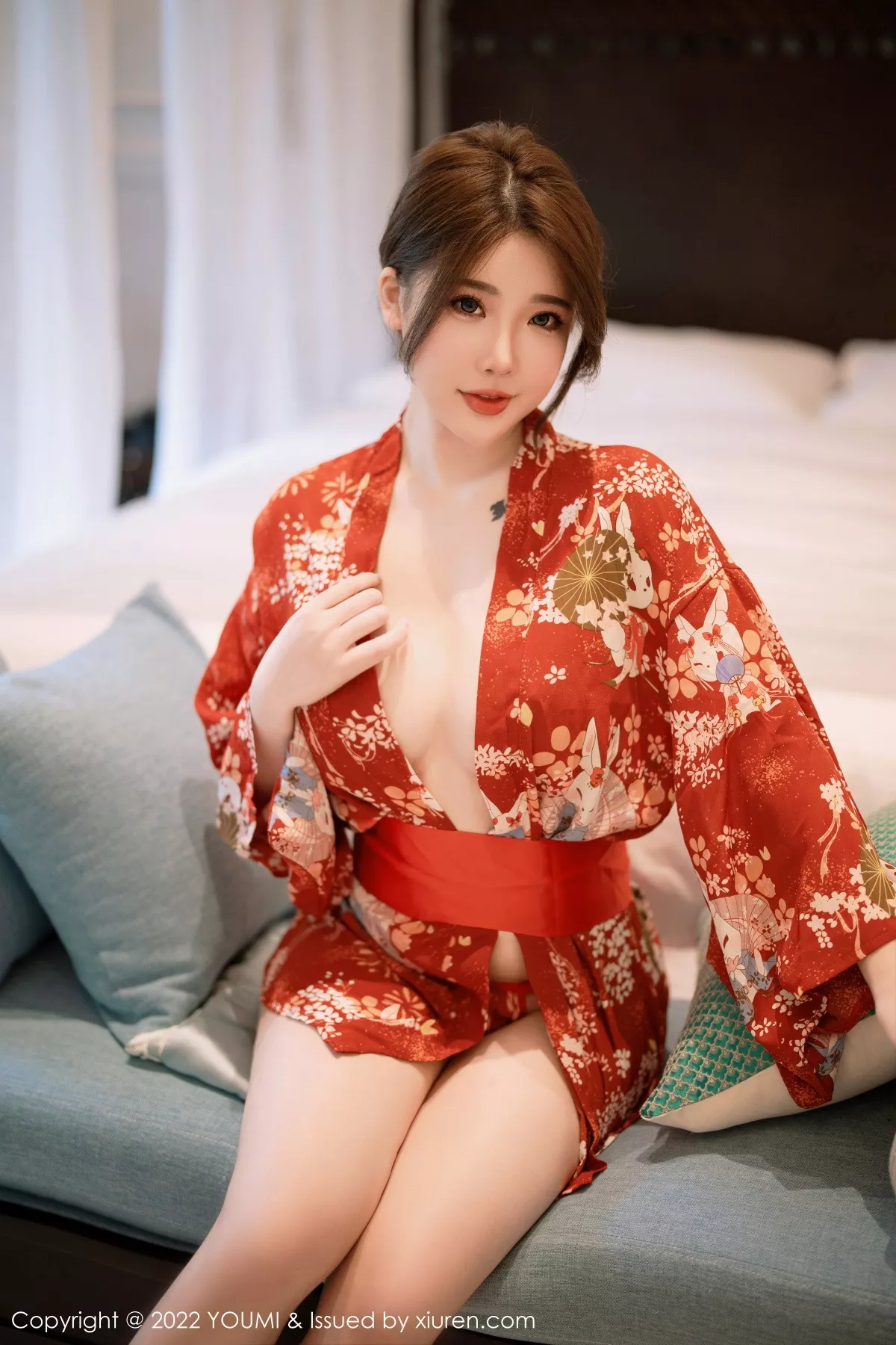 秀人集.com_[YouMi尤蜜荟]Vol.865_模特小海臀Rena西双版纳旅拍红色日式和服秀浑圆美臀诱惑写真68P