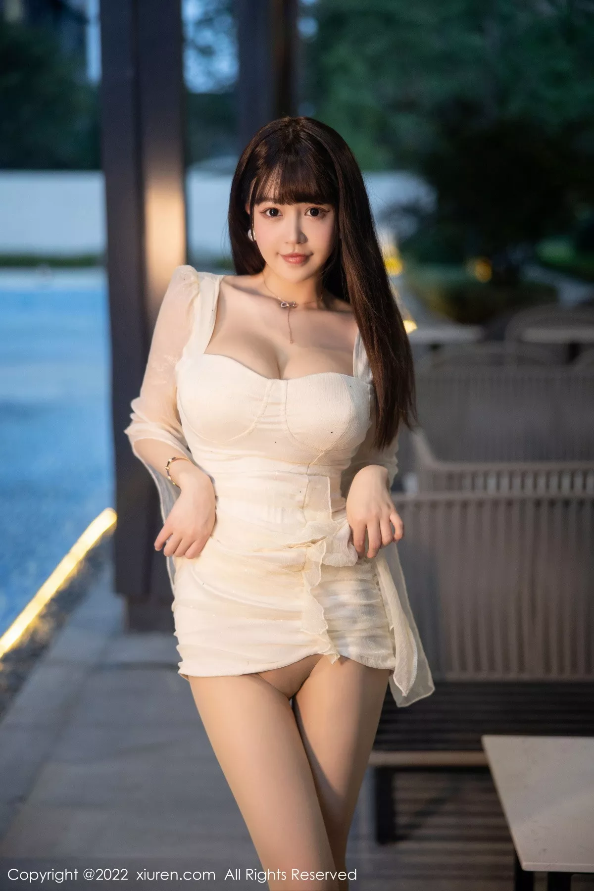 秀人集.com_[XiuRen秀人网]No.5958_女神朱可儿Flora性感白色礼裙配超薄无内肉丝秀丰满身材诱惑写真75P