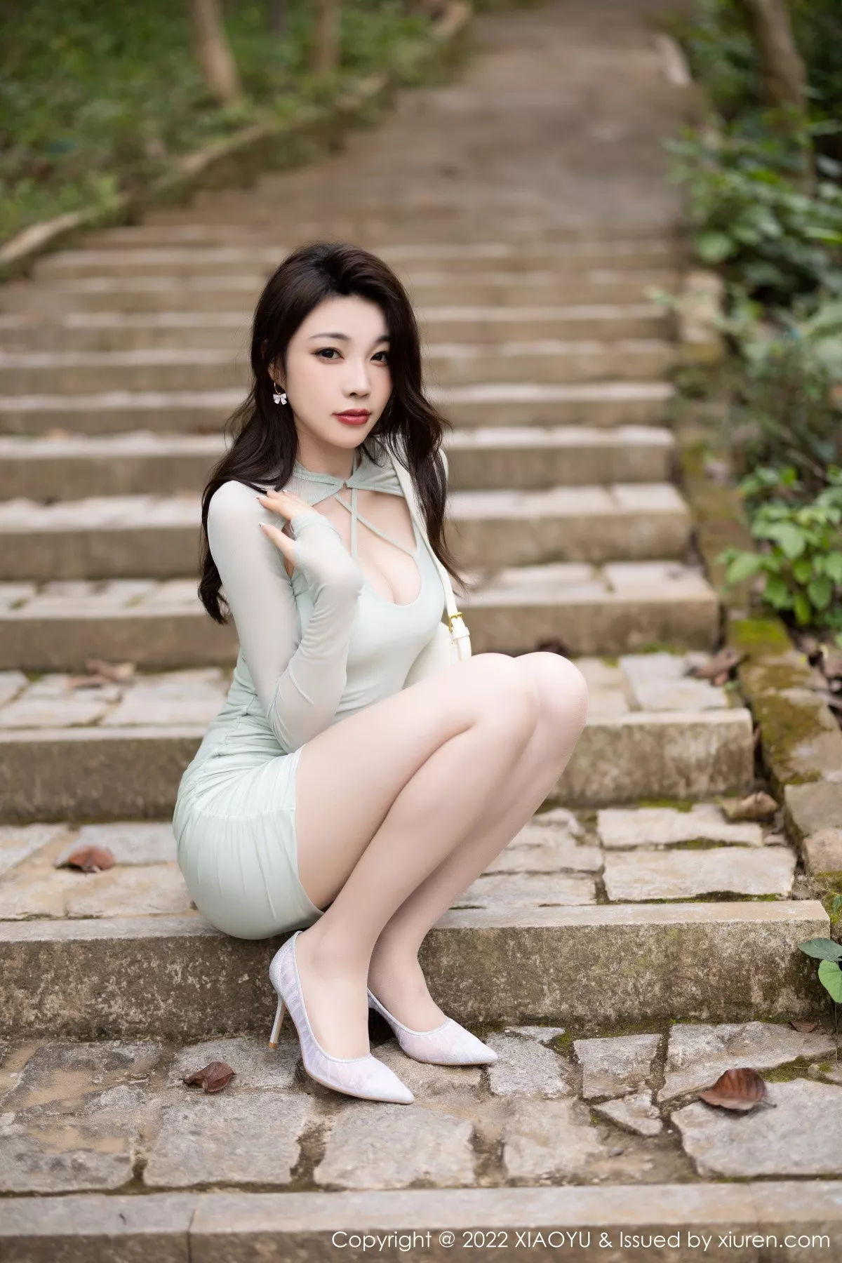 秀人集.com_[XiaoYu画语界]Vol.924_女神徐莉芝Booty私房脱浅绿色连衣短裙露蕾丝情趣内衣诱惑写真78P